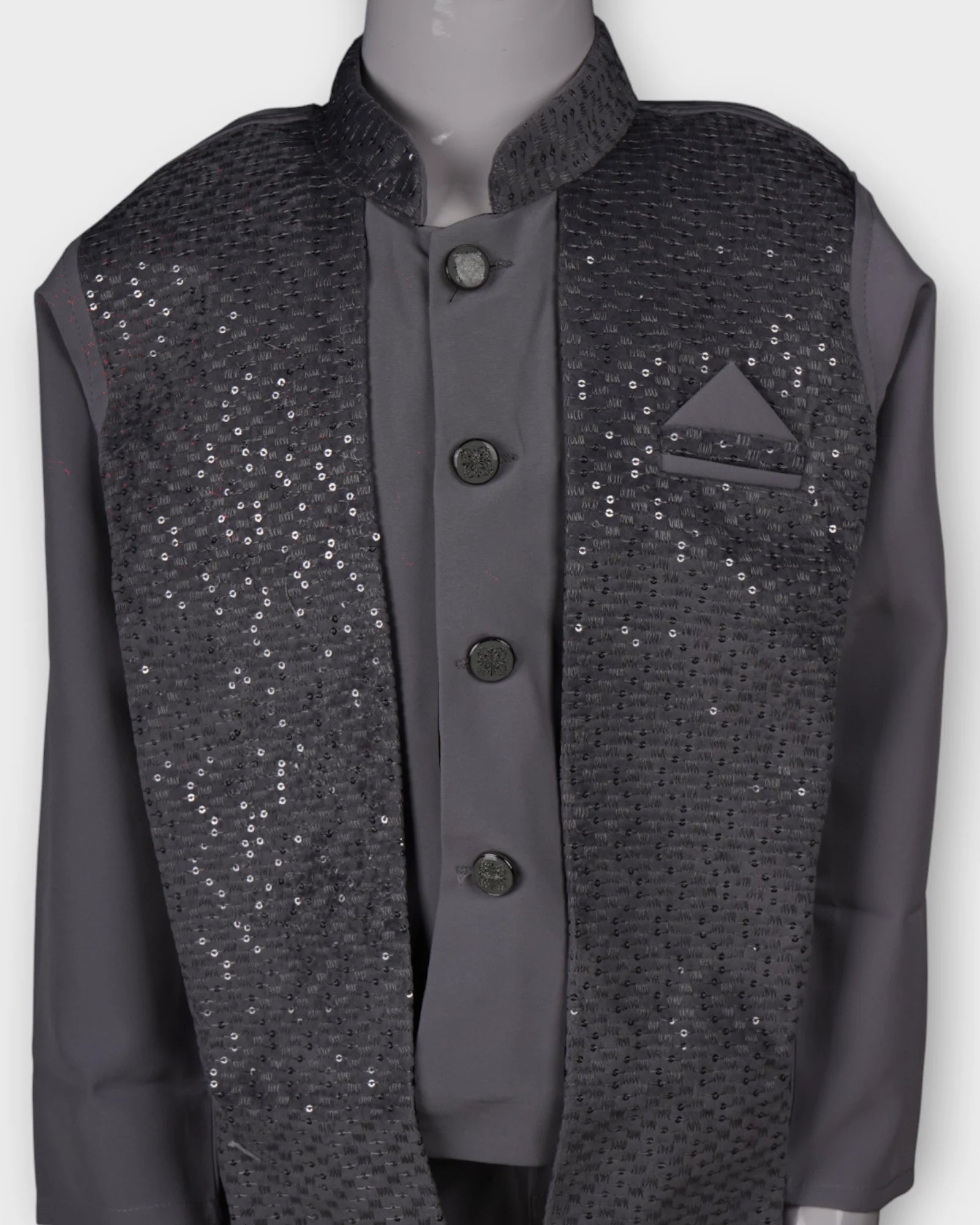 Embrace Tradition Sequin Embroidered Fusion Wear