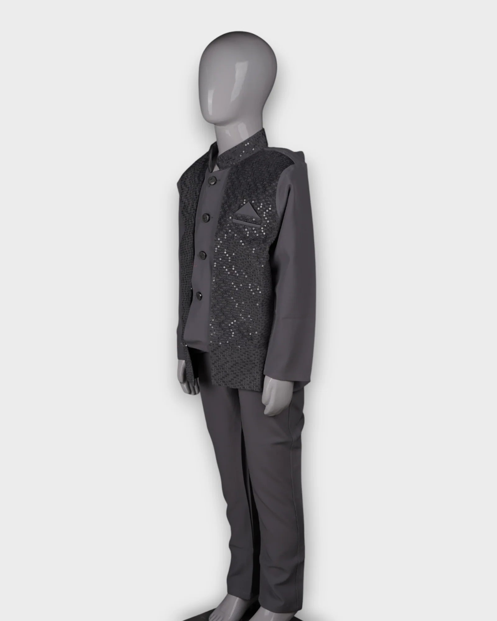 Embrace Tradition Sequin Embroidered Fusion Wear