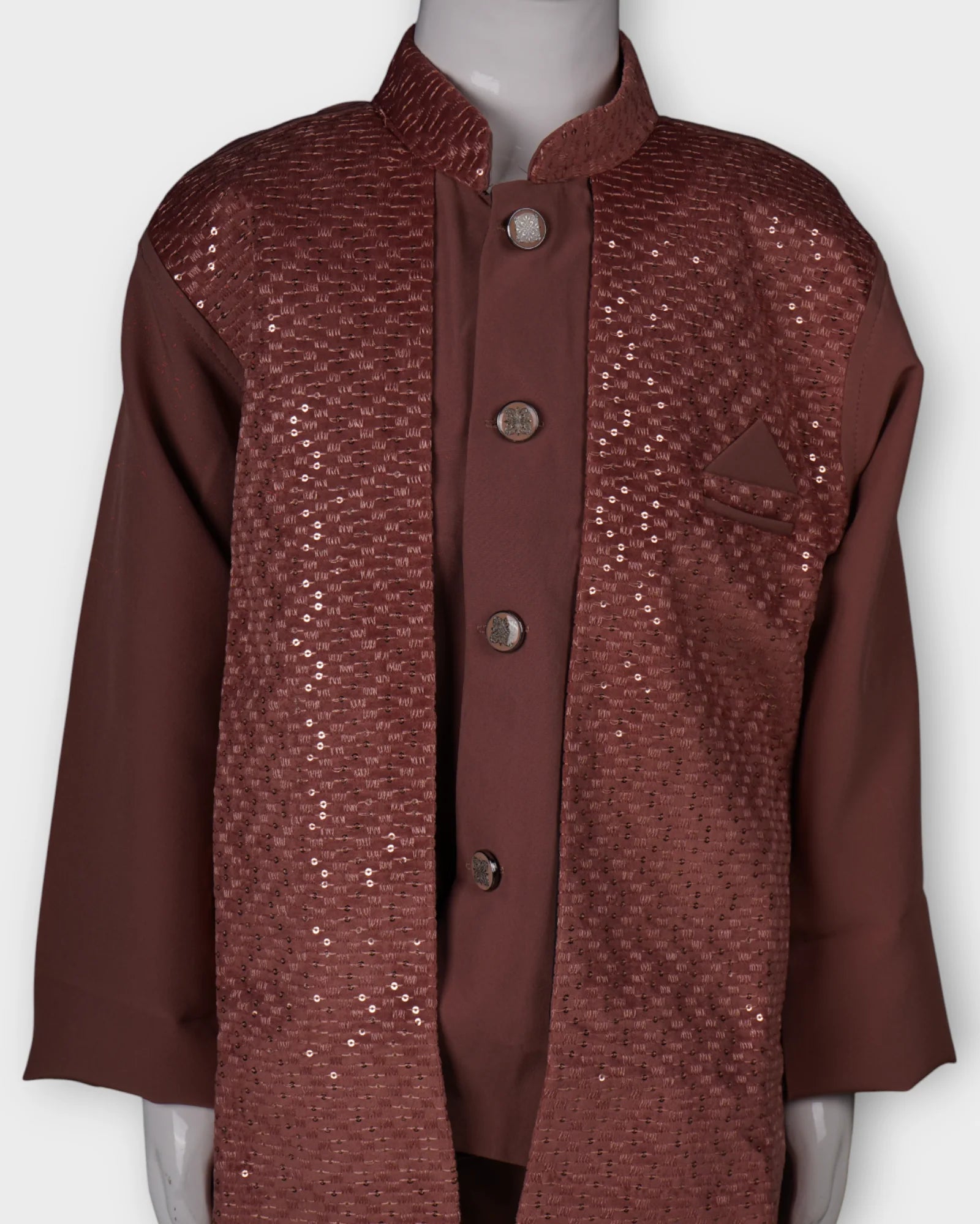 Embrace Tradition Sequin Embroidered Fusion Wear