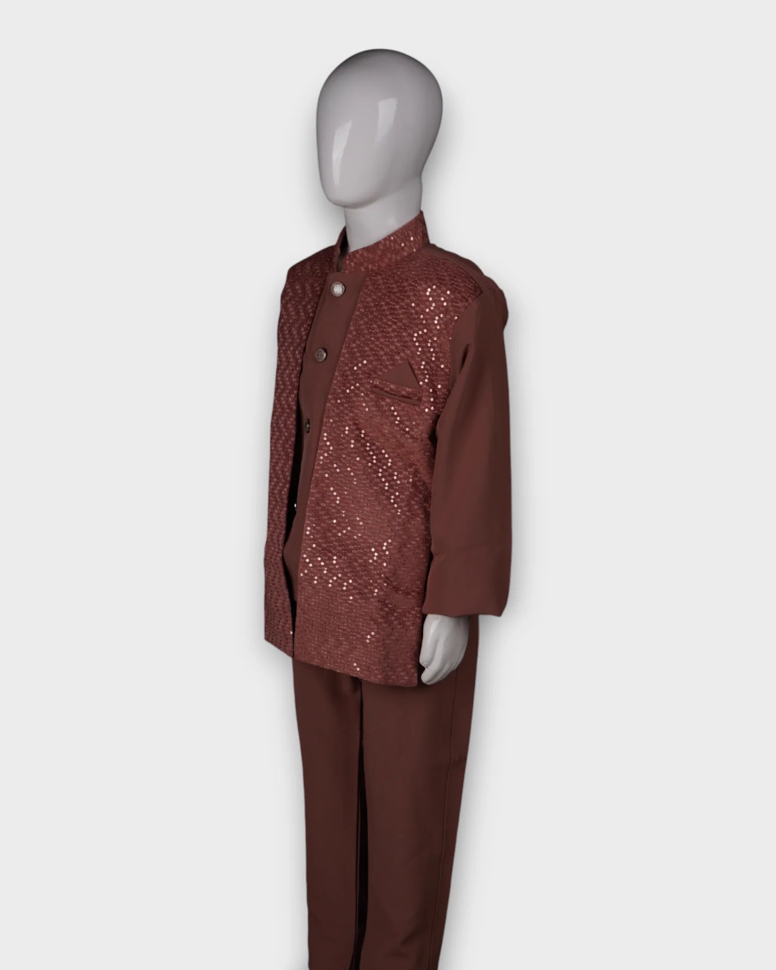 Embrace Tradition Sequin Embroidered Fusion Wear