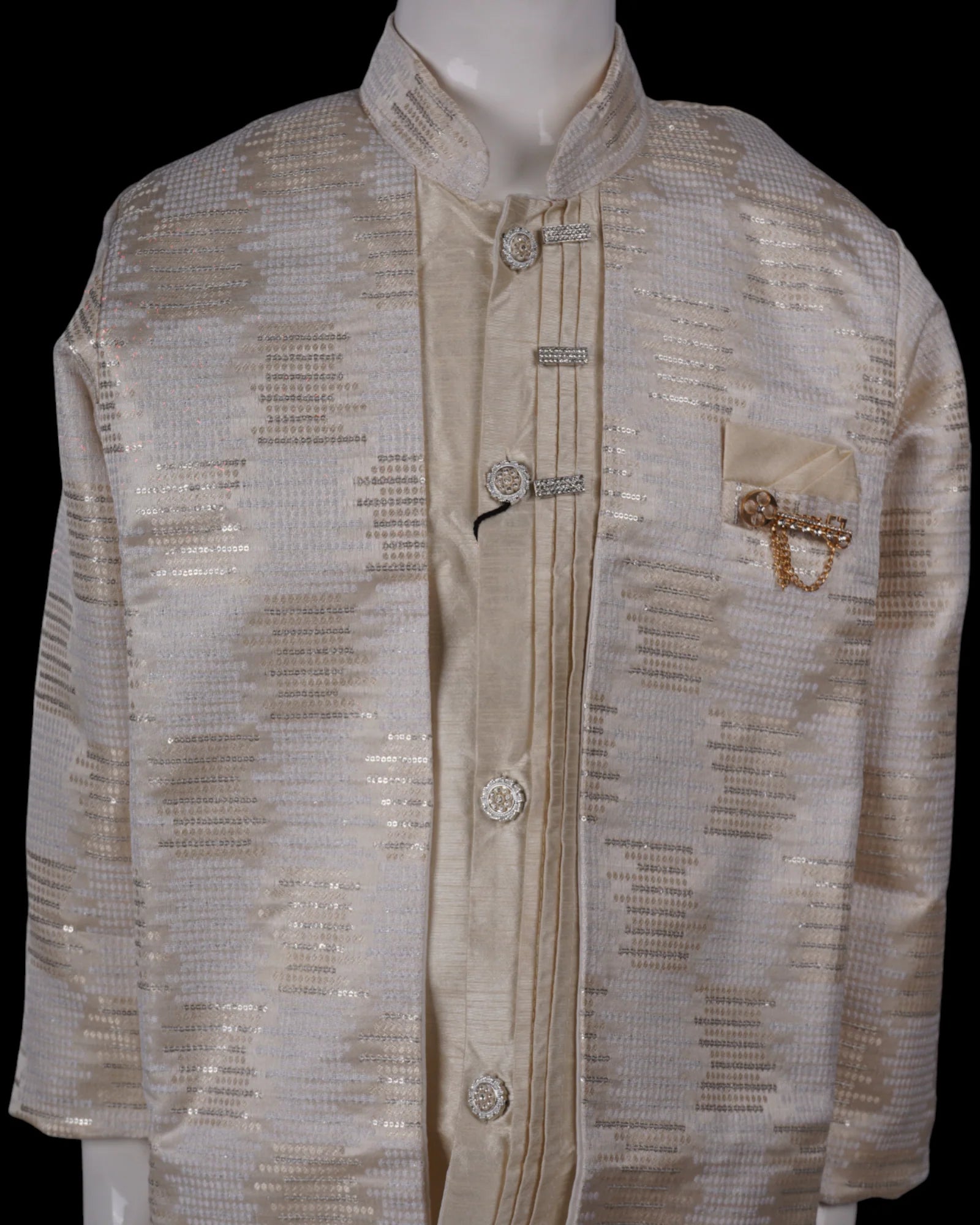 Unveil tradition with a modern embroidered sherwani