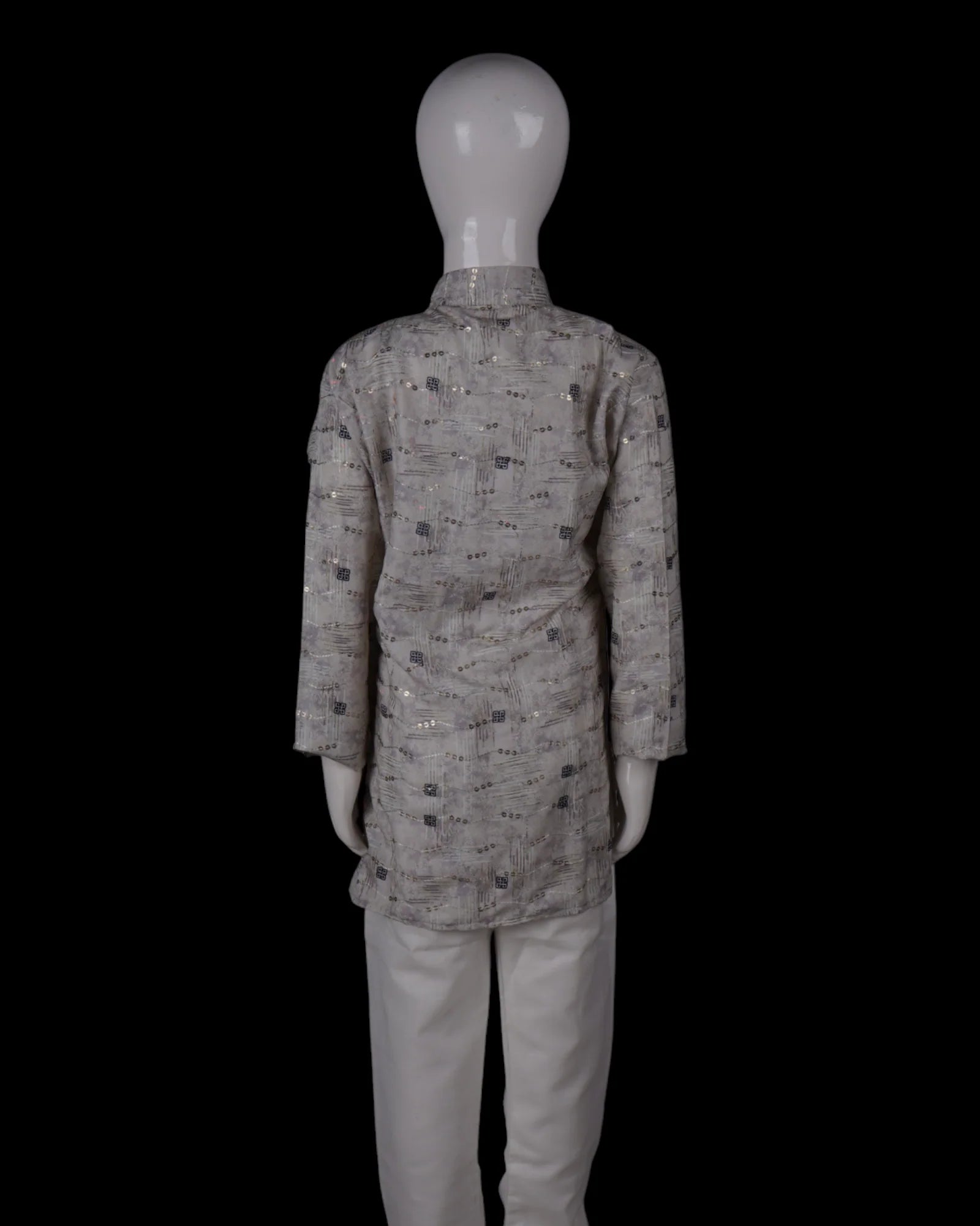 Artisan Embellished Cotton Kurta Pajama Set