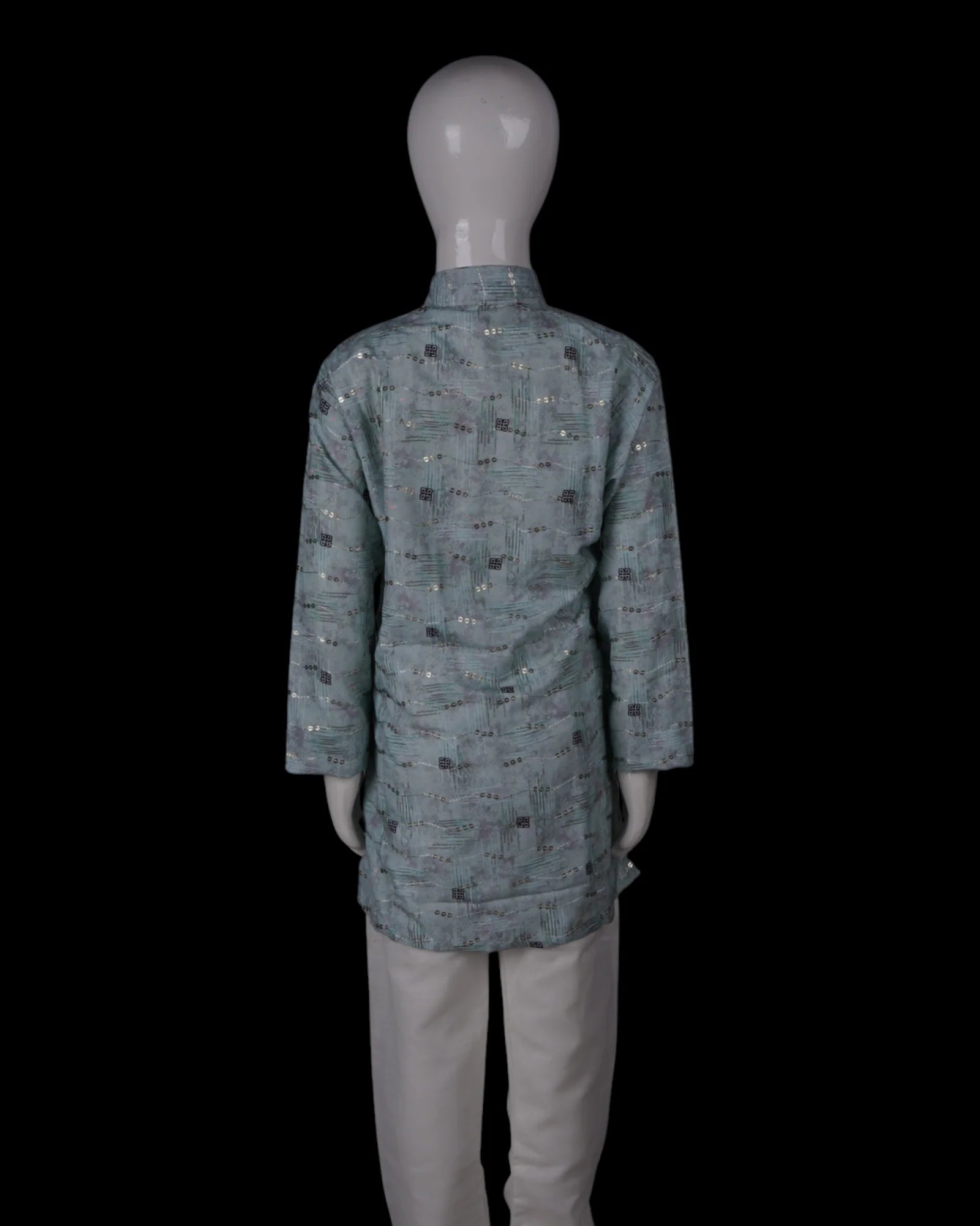 Artisan Embellished Cotton Kurta Pajama Set