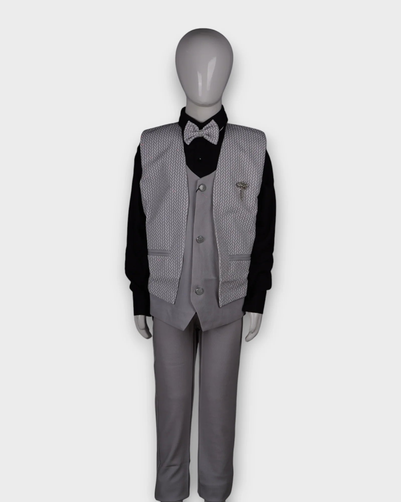 Transform Your Look Textured Party Suit Pants