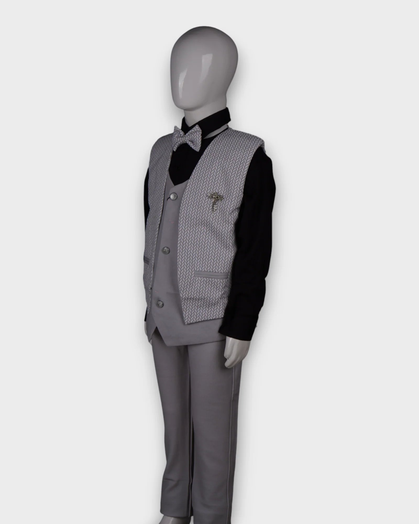 Transform Your Look Textured Party Suit Pants