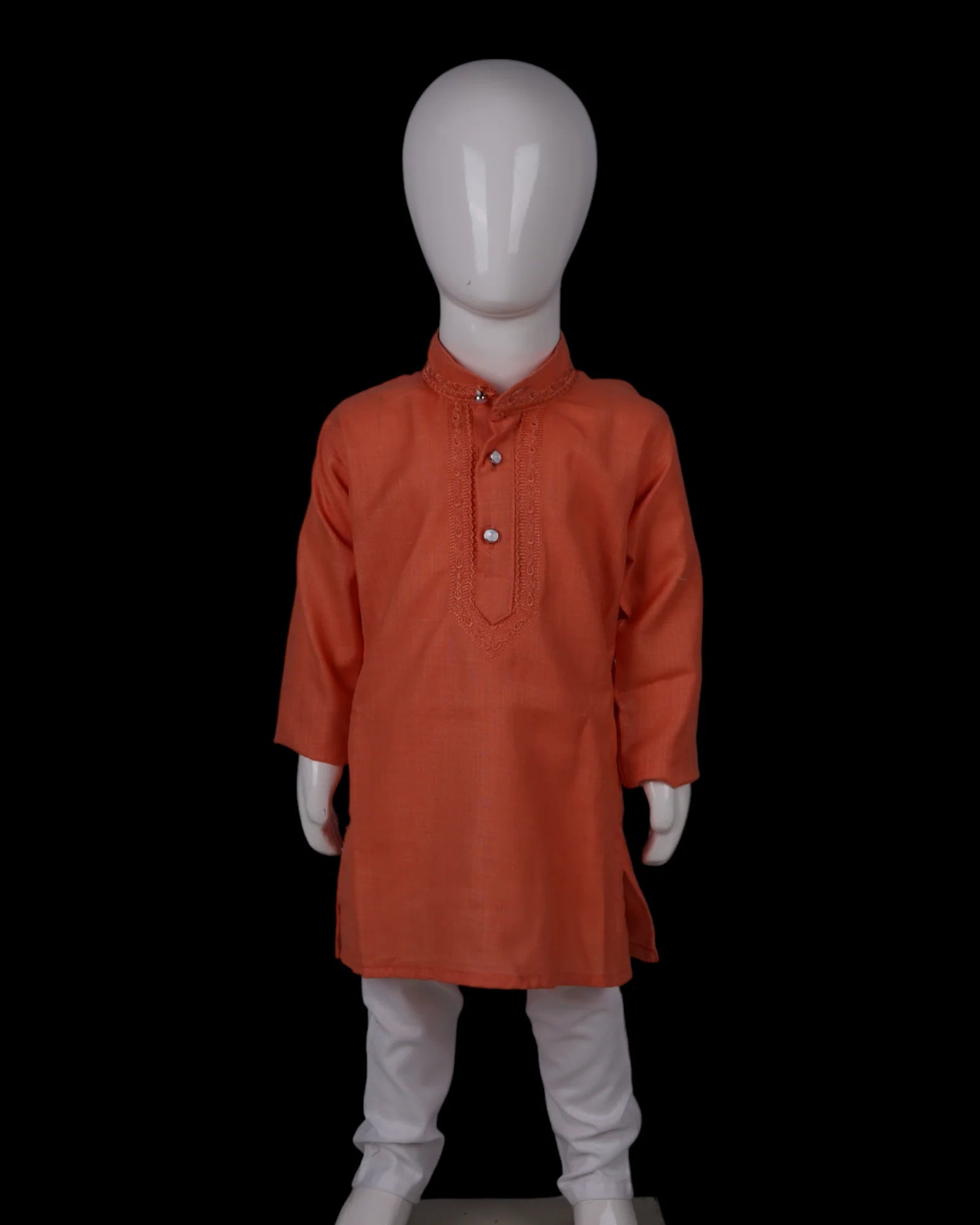 Boys Embroidered Kurta Pajama Set