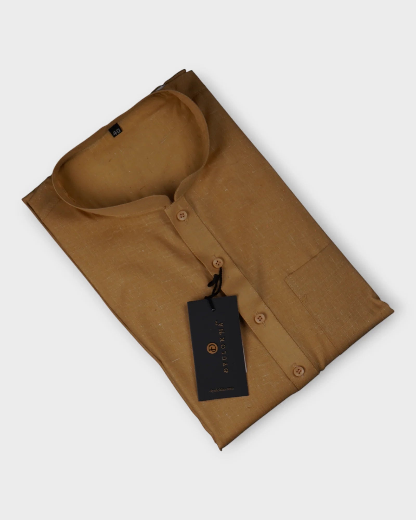 Red Khadi Cotton Kurta Pajama Set