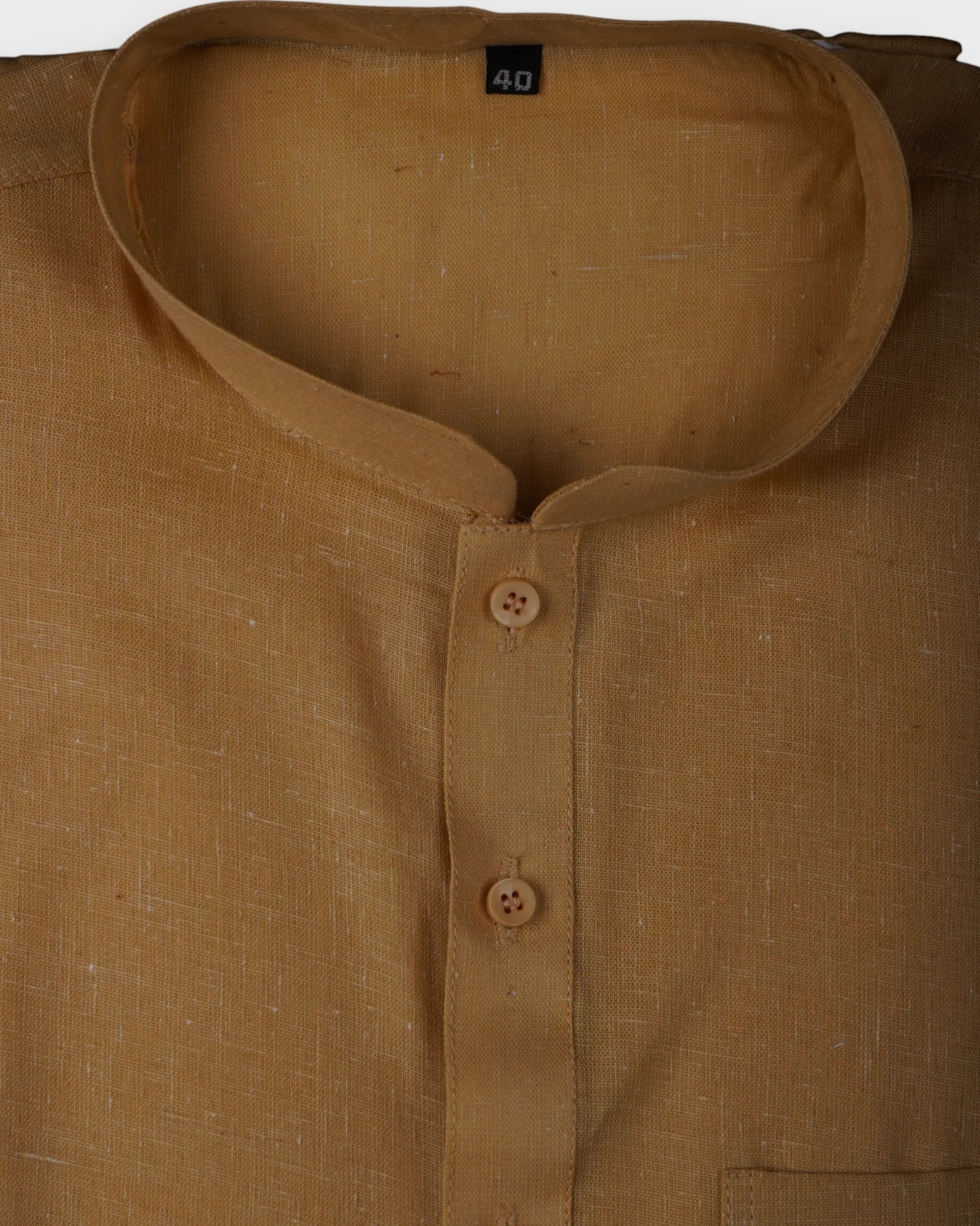 Red Khadi Cotton Kurta Pajama Set