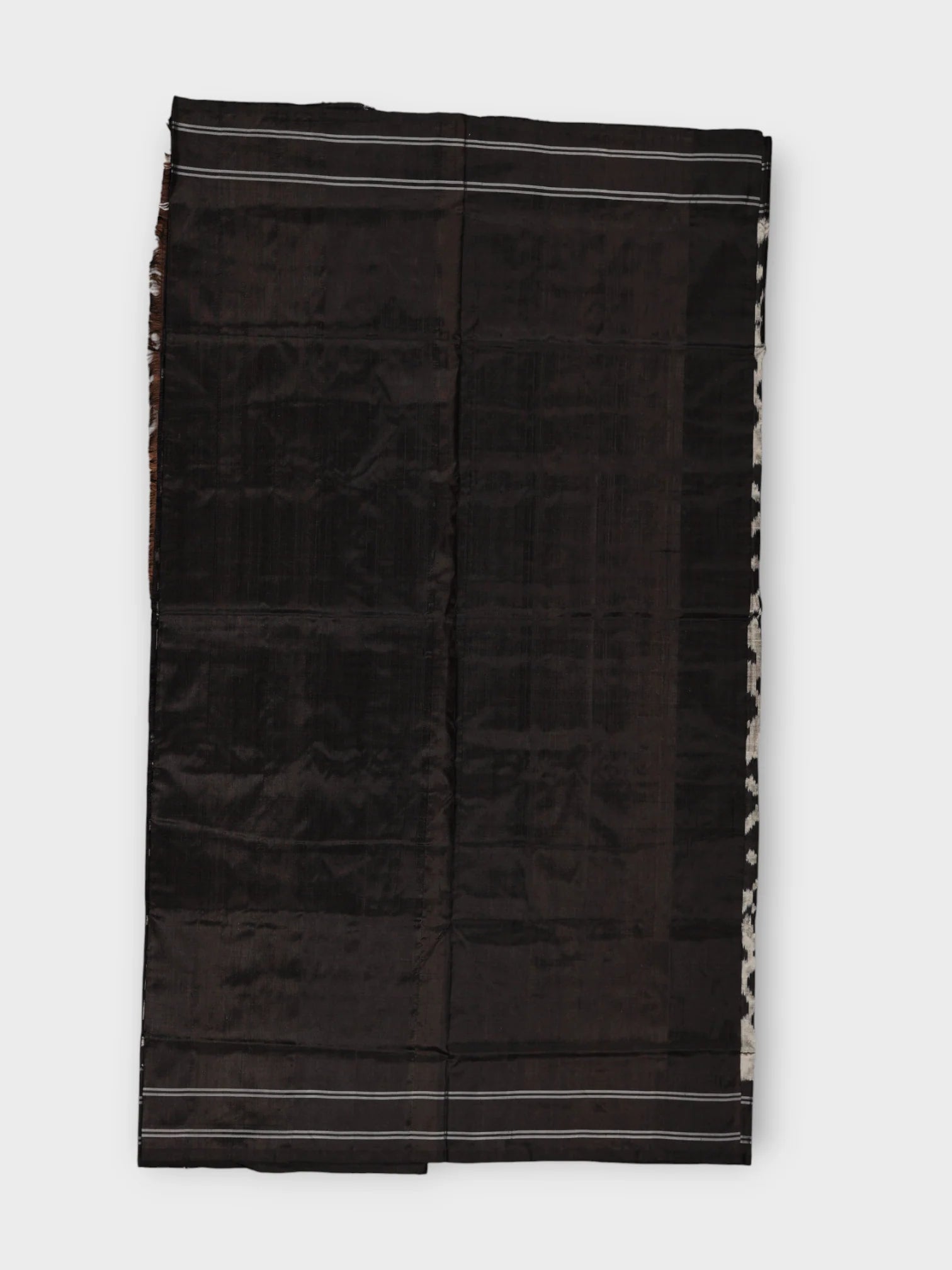 Silver Handloom Pochampally Silk Woven Saree