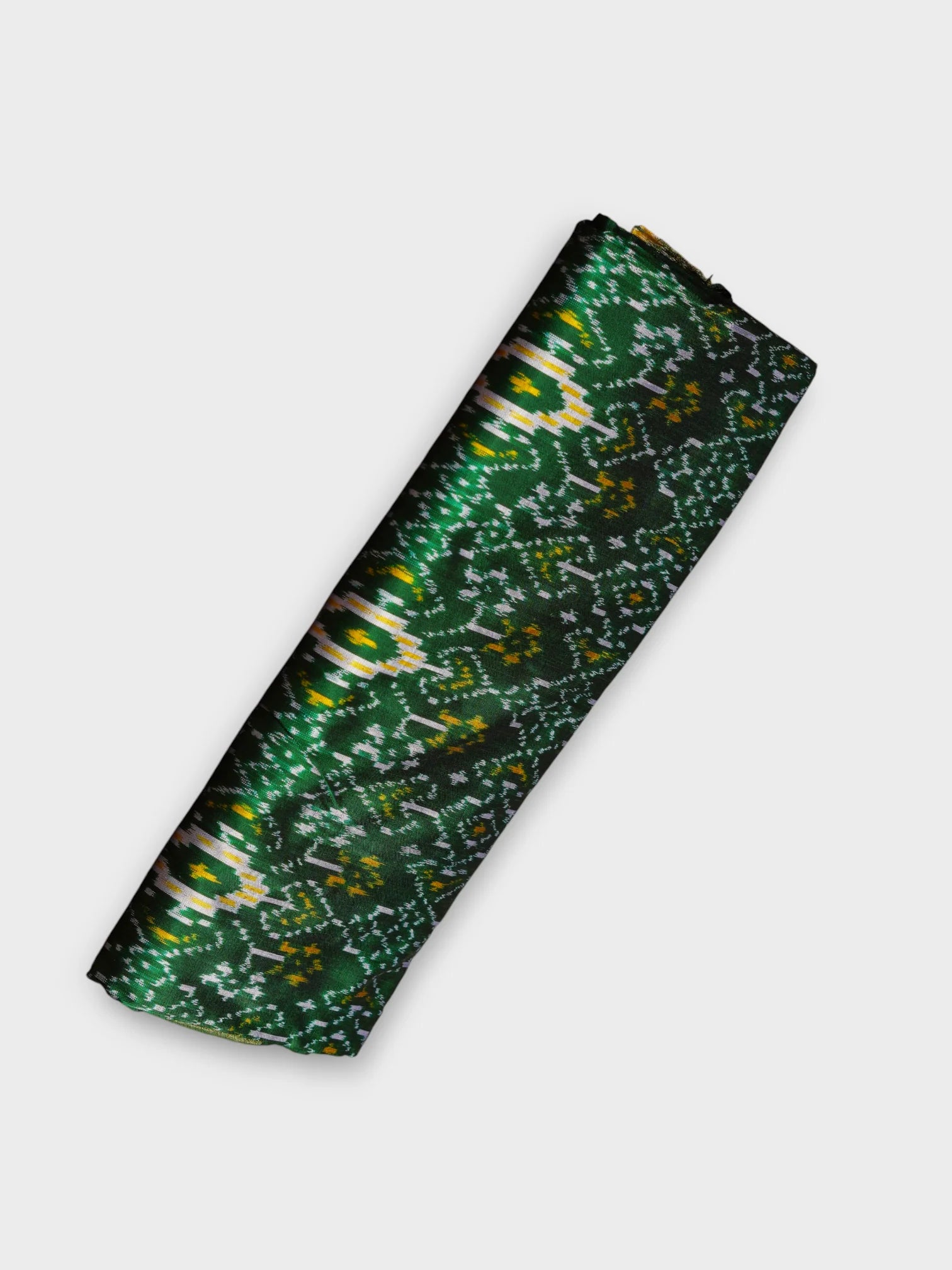 Vibrant Green Pochampally Silk Weave Saree