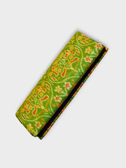 Parrot Green Pochampally Silk Woven Saree