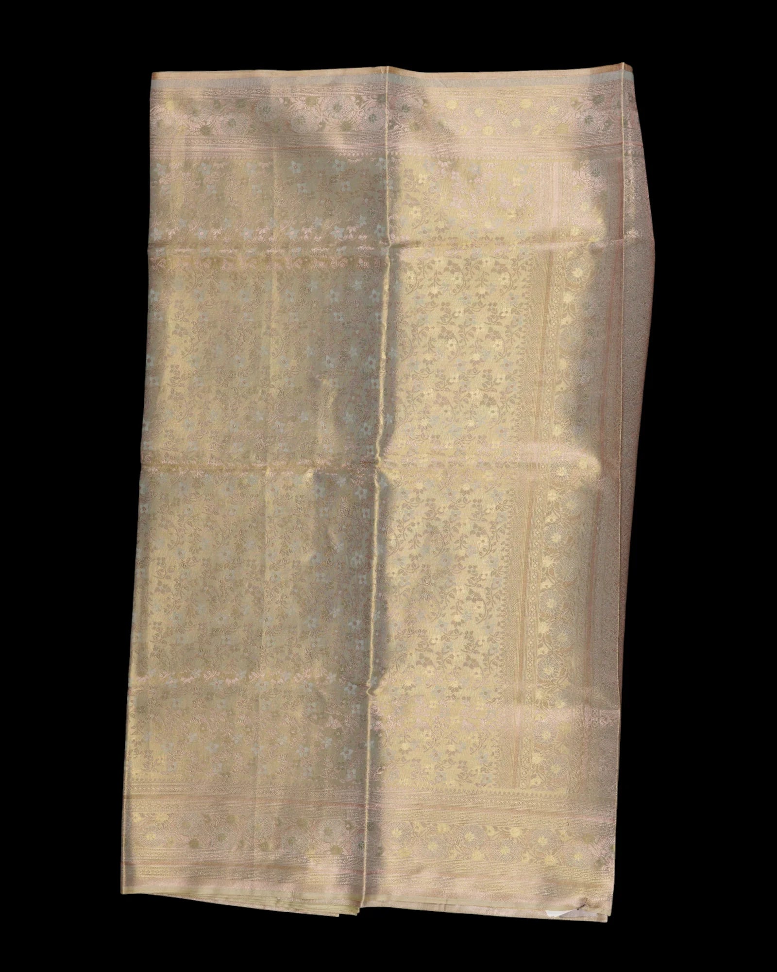 Tissue Silk Saree with Floral Splendor