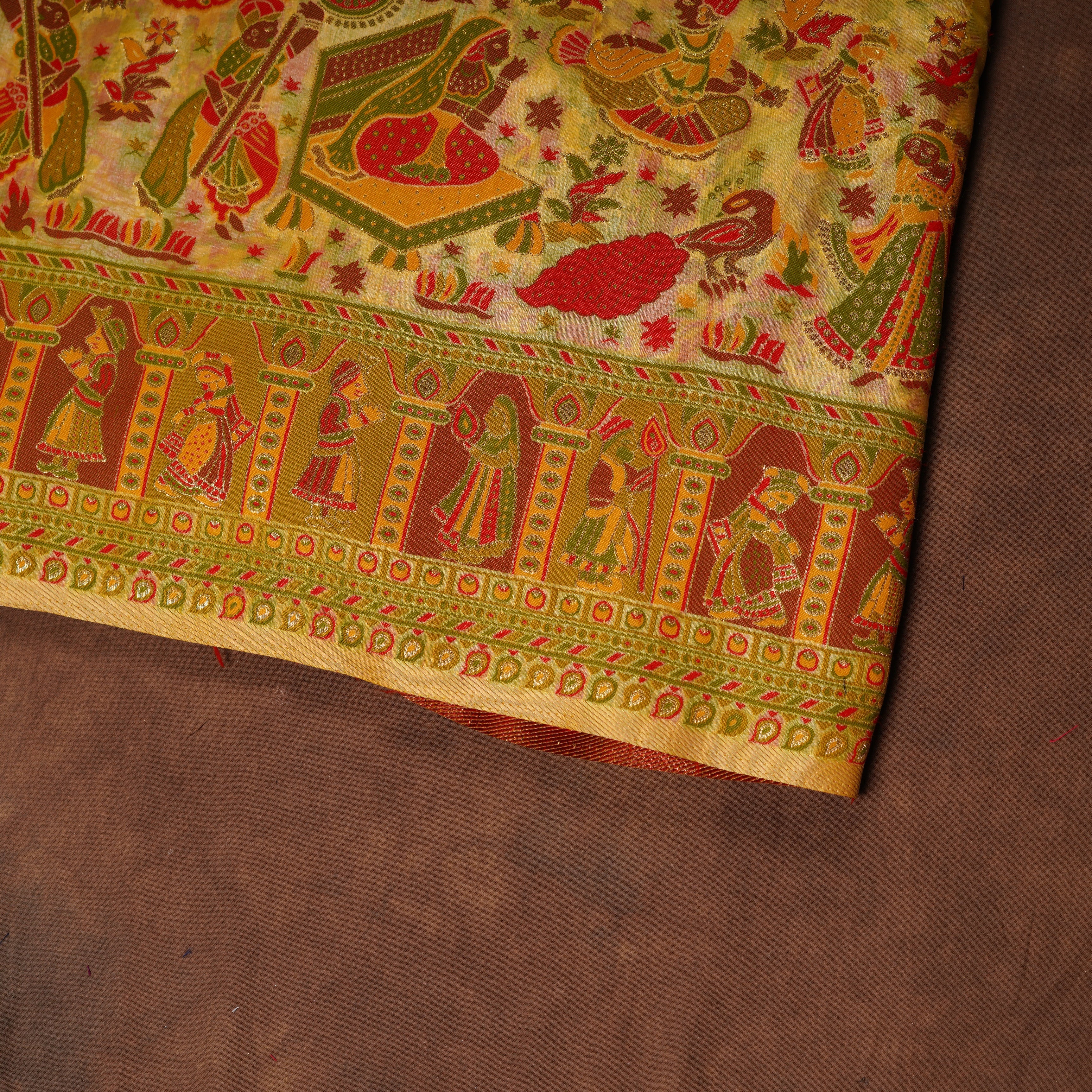 Dola Silk Saree With Pashmina Artistry