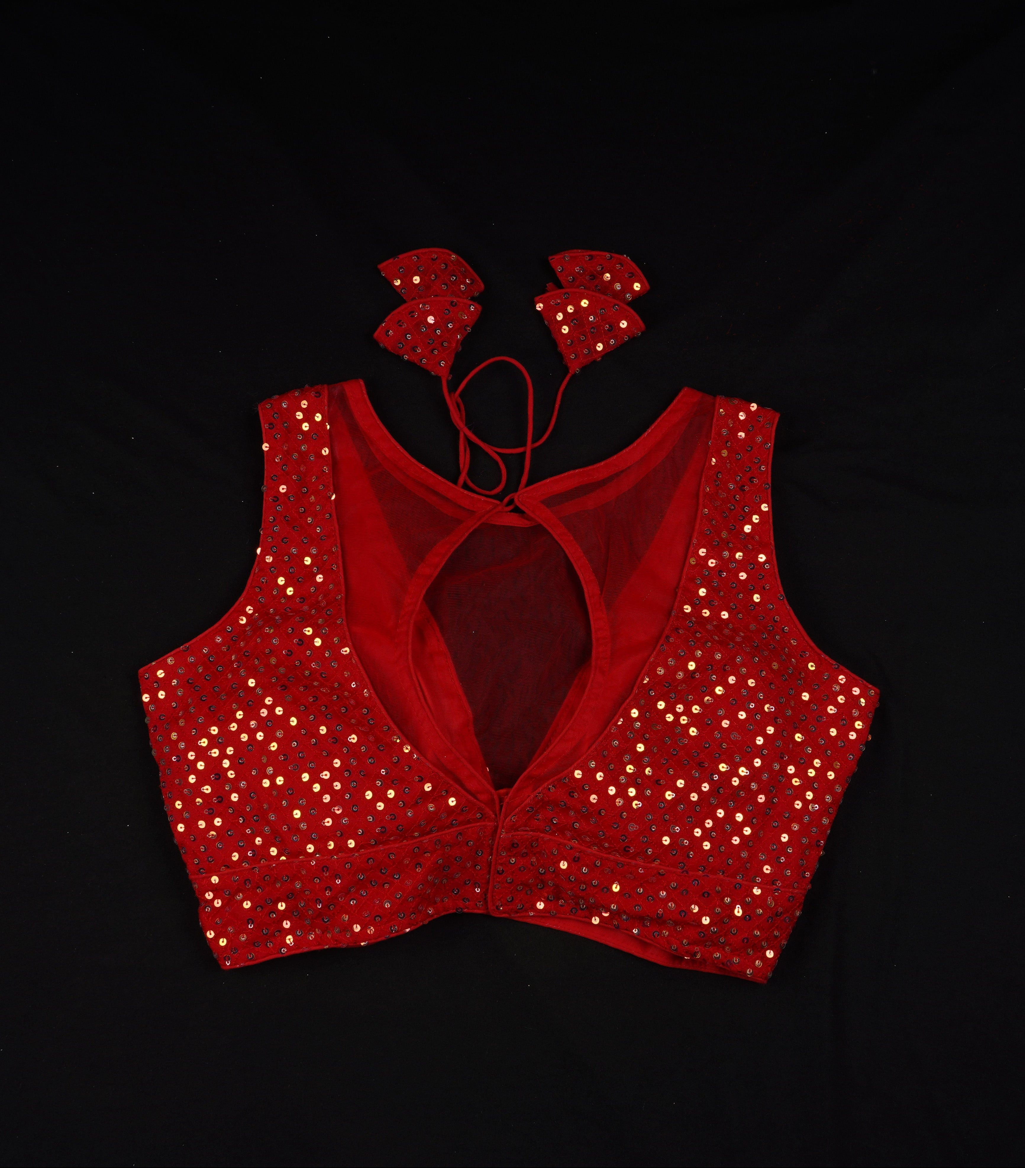 V Neck Cotton Readymade Blouse