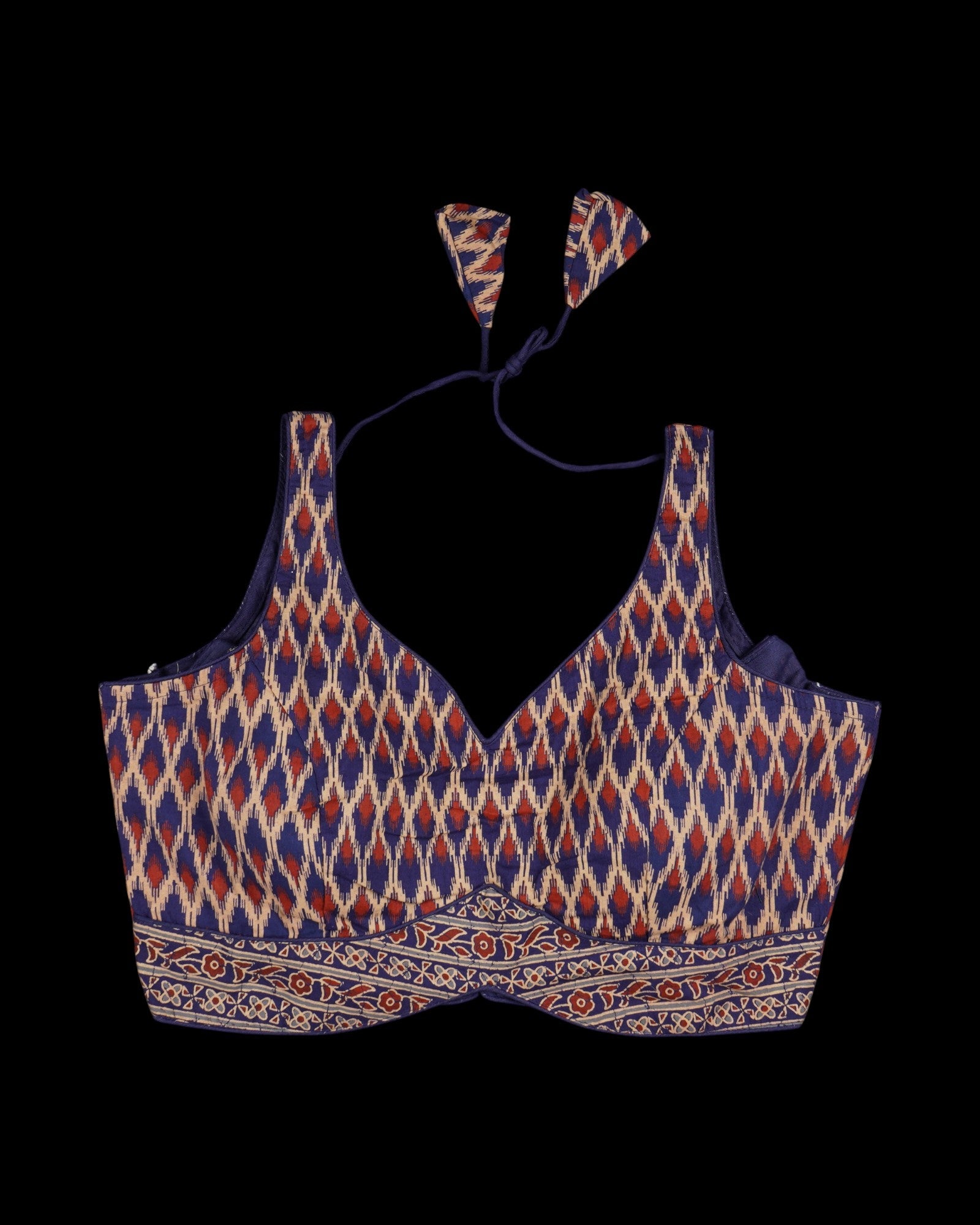 Cotton V Neck Readymade Blouses