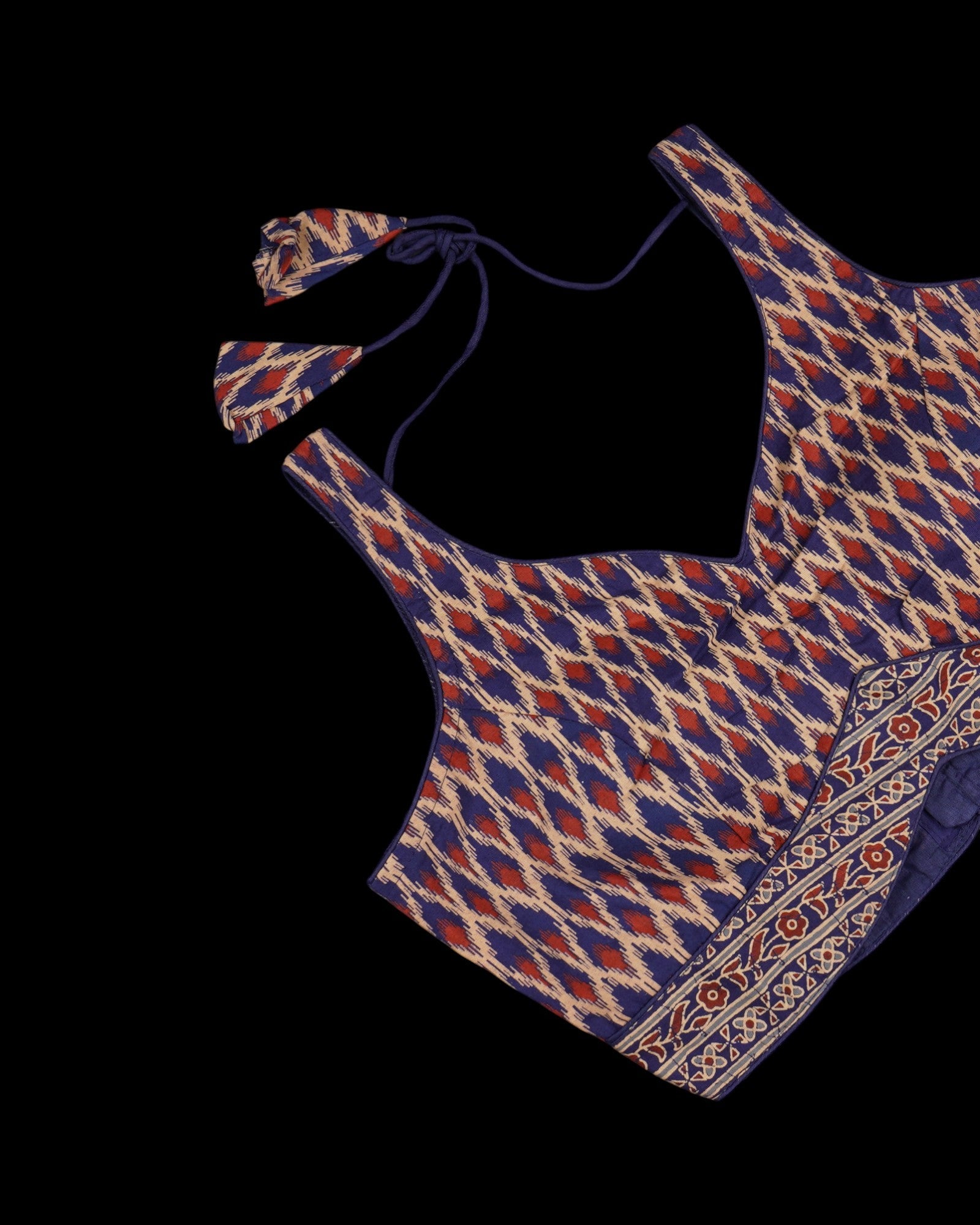 Cotton V Neck Readymade Blouses