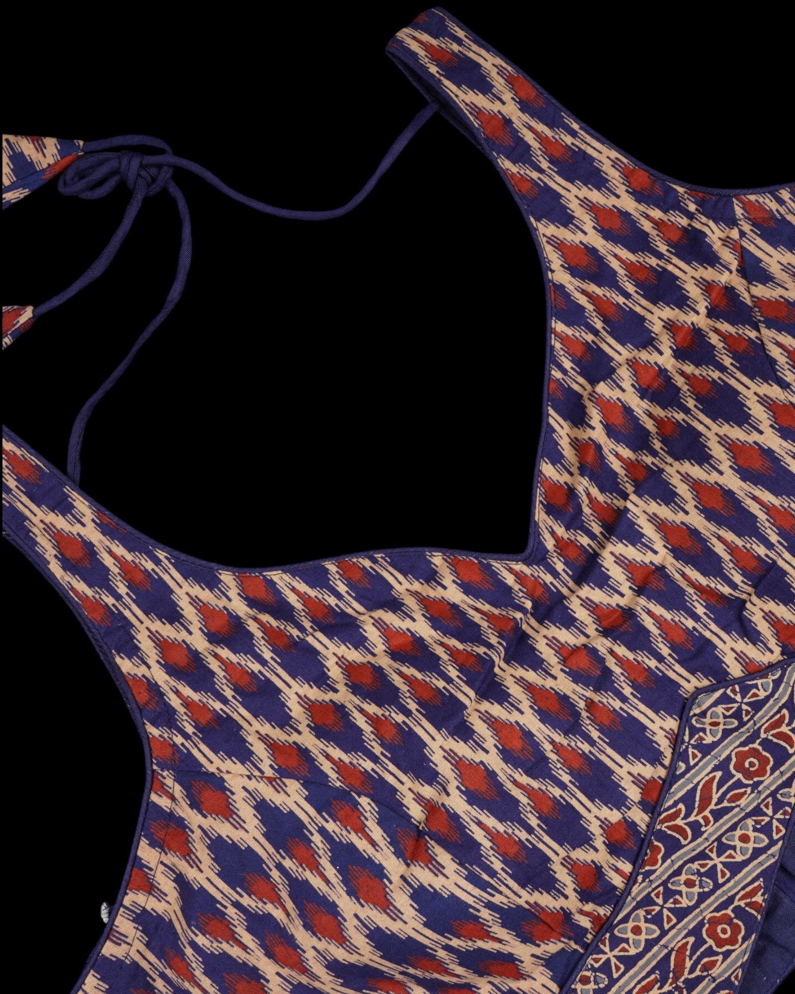Cotton V Neck Readymade Blouses