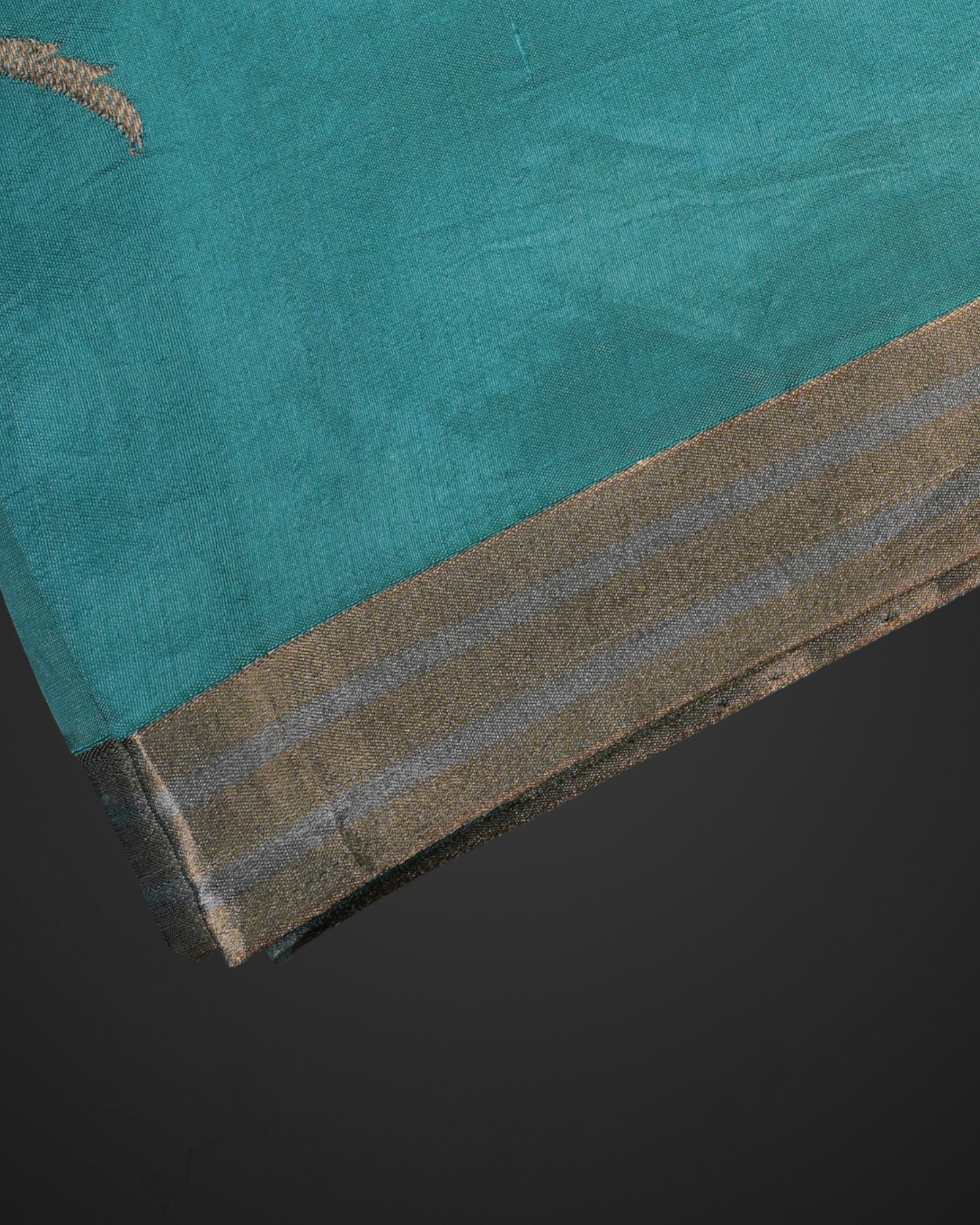 Sky Blue Banarasi Silk Woven Saree