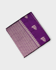 Purple Katan Silk Saree
