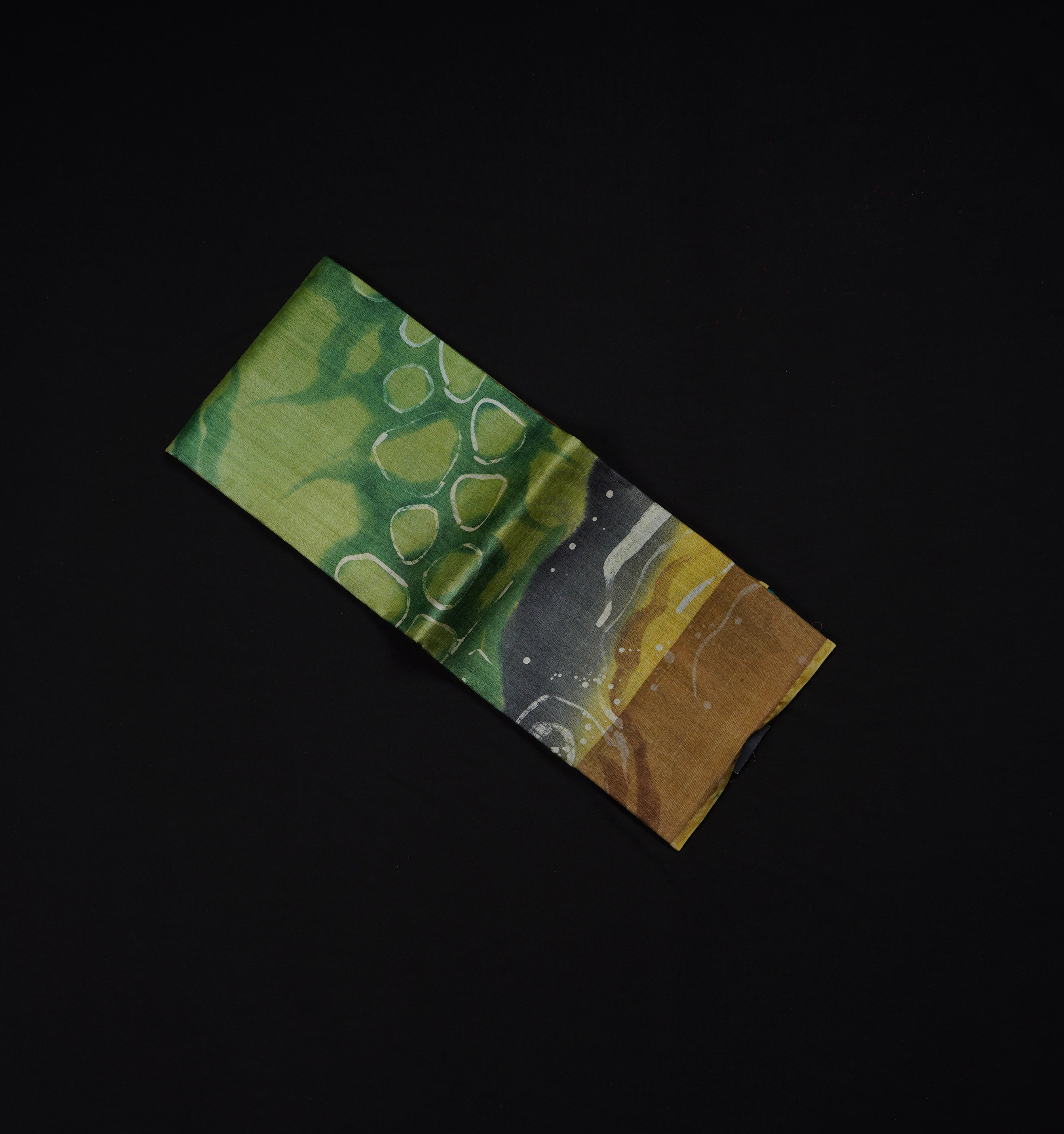 Green Mangalgiri Tussar Silk Saree