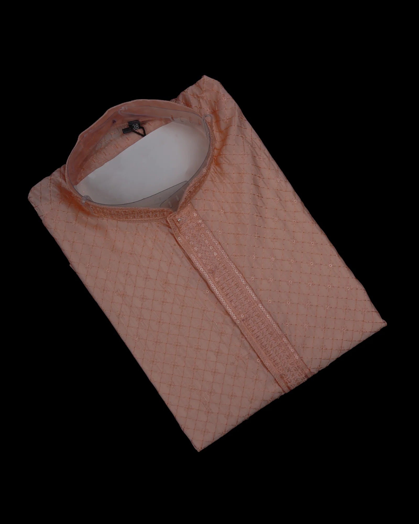 Cotton Kurta Pajama with Sequins Work