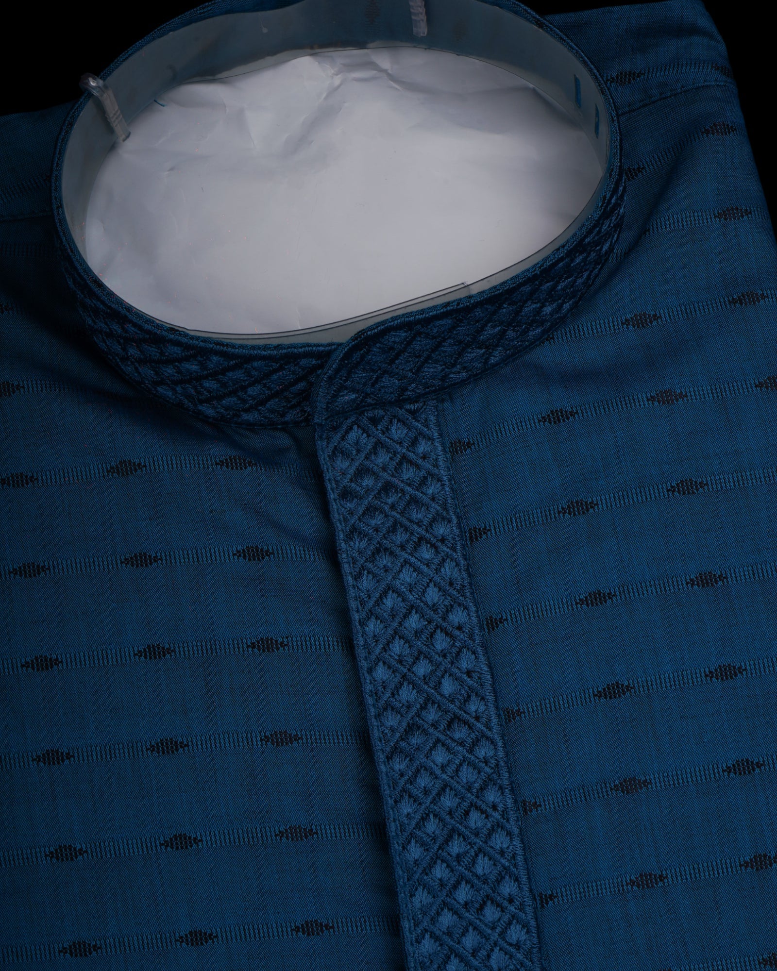 Embroidered Cotton Kurta Pajama Set