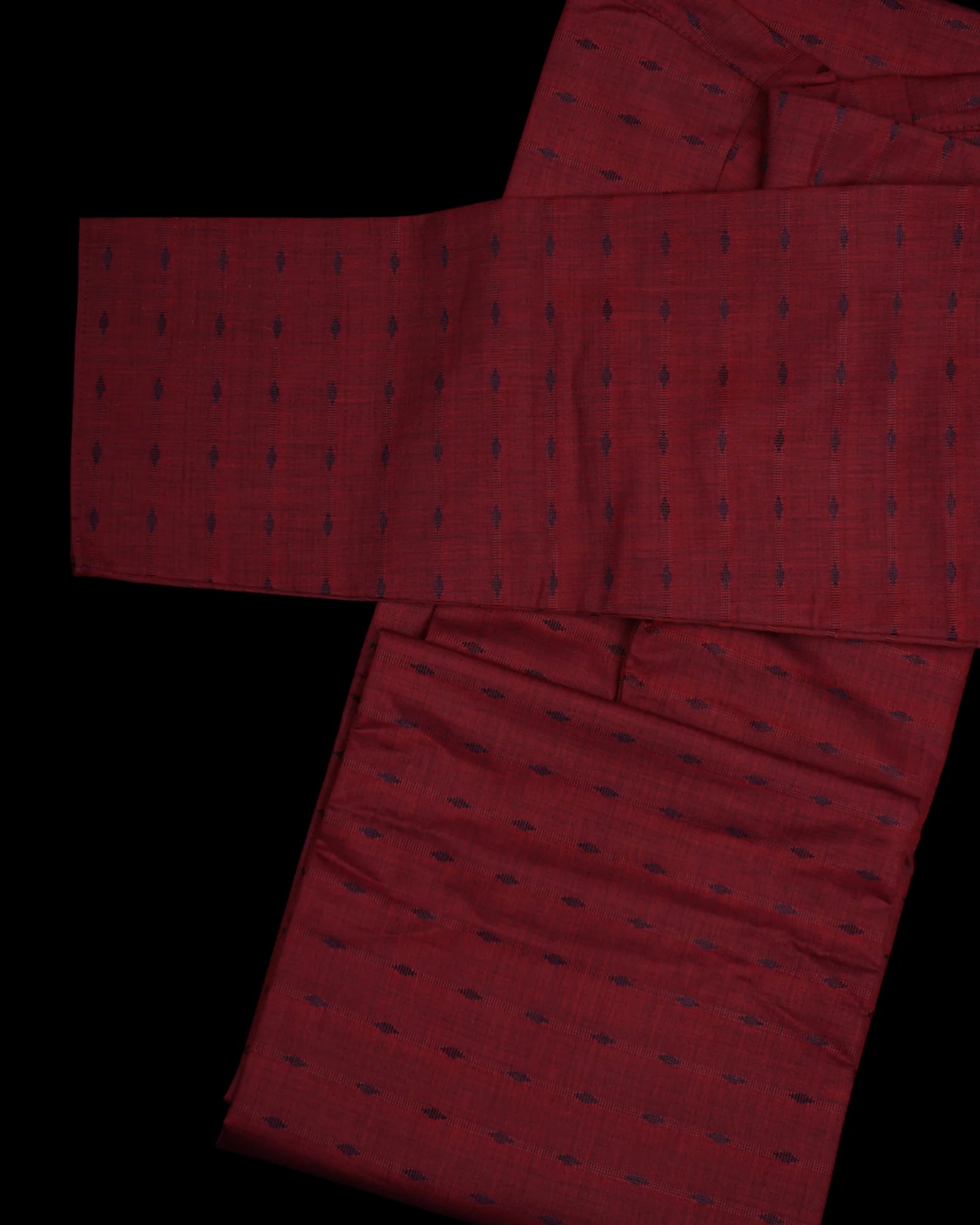 Embroidered Cotton Kurta Pajama Set