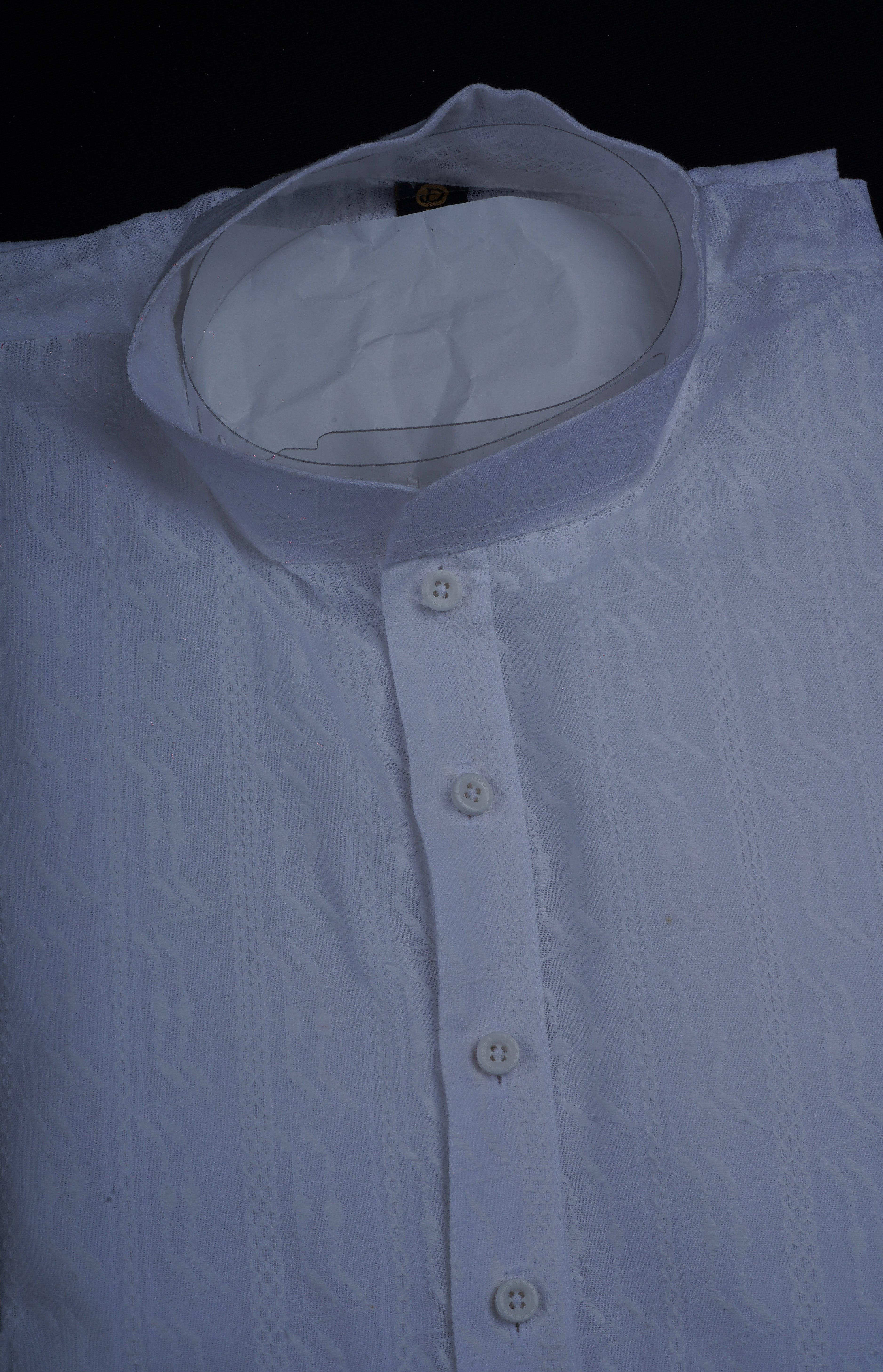 Traditional Cotton Kurta Pajama with Embroidery