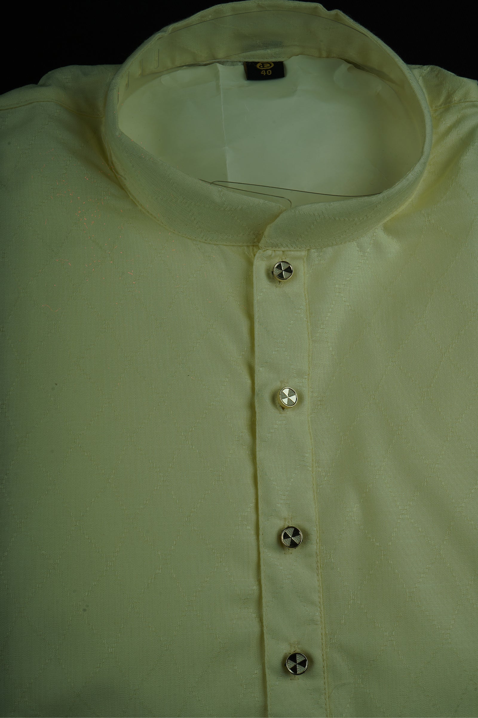 Cotton Blend Fine Embroidered Kurta Pajama Set