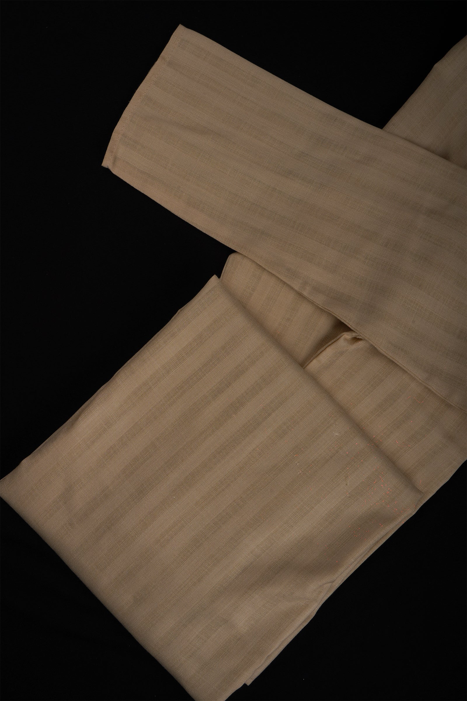 White Cotton Plain Kurta Pajama Set