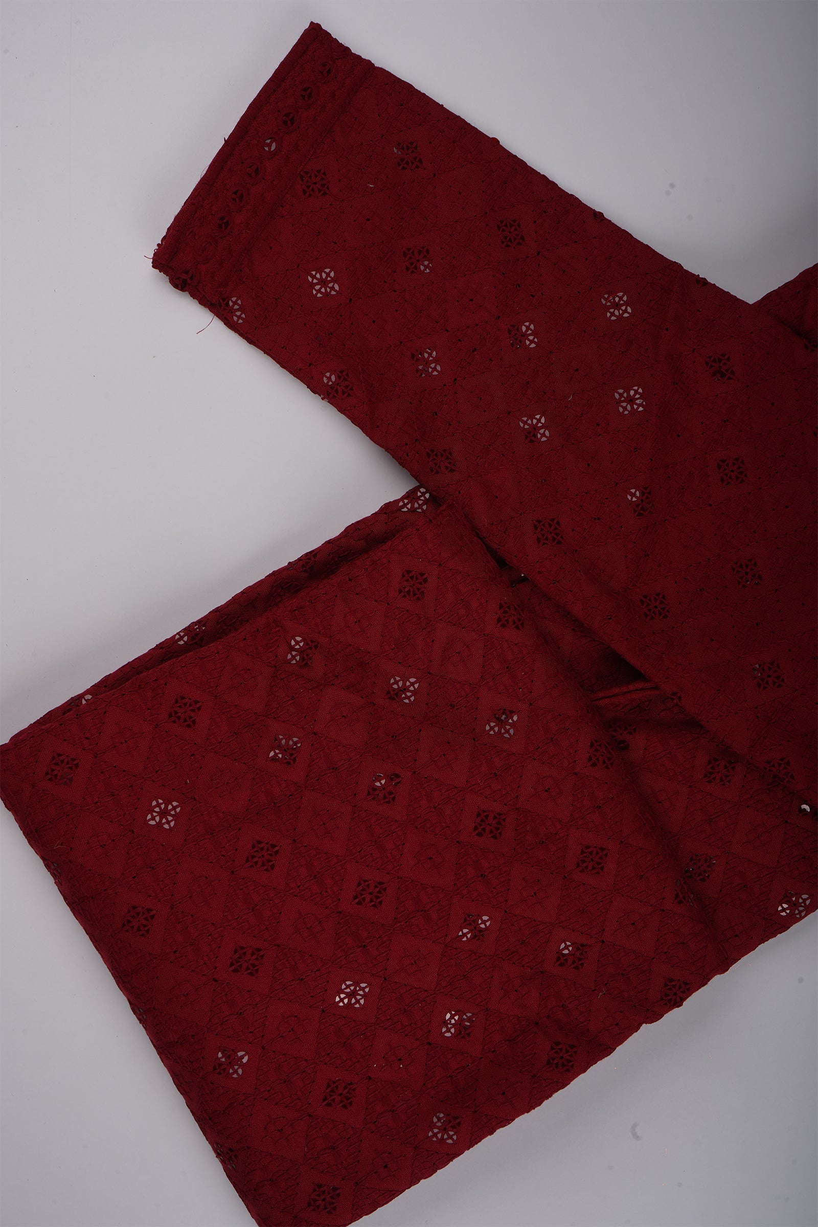 Cotton Blend Sequins Kurta Pajama Set