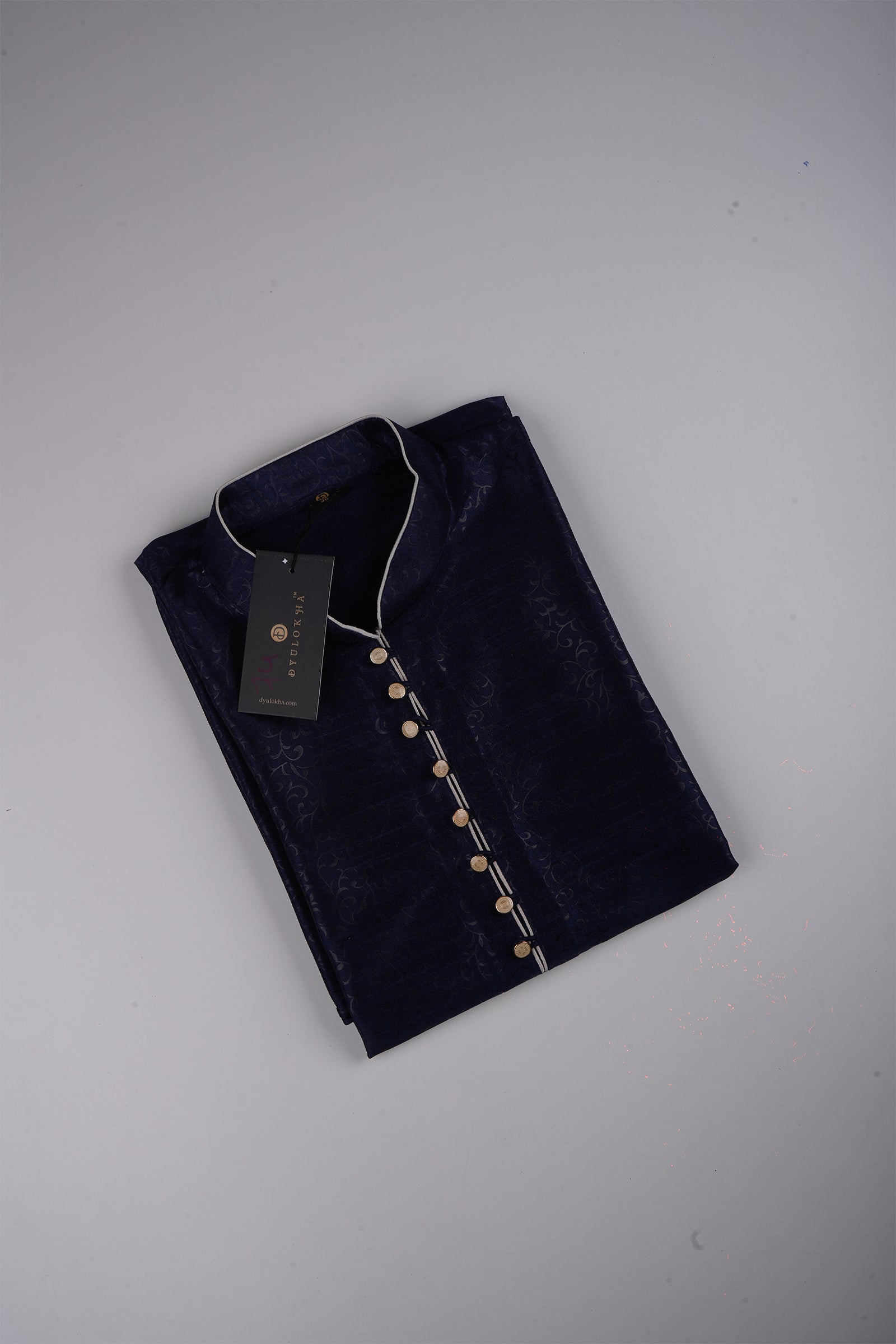 Jacquard Texture Men Kurta Pajama Set