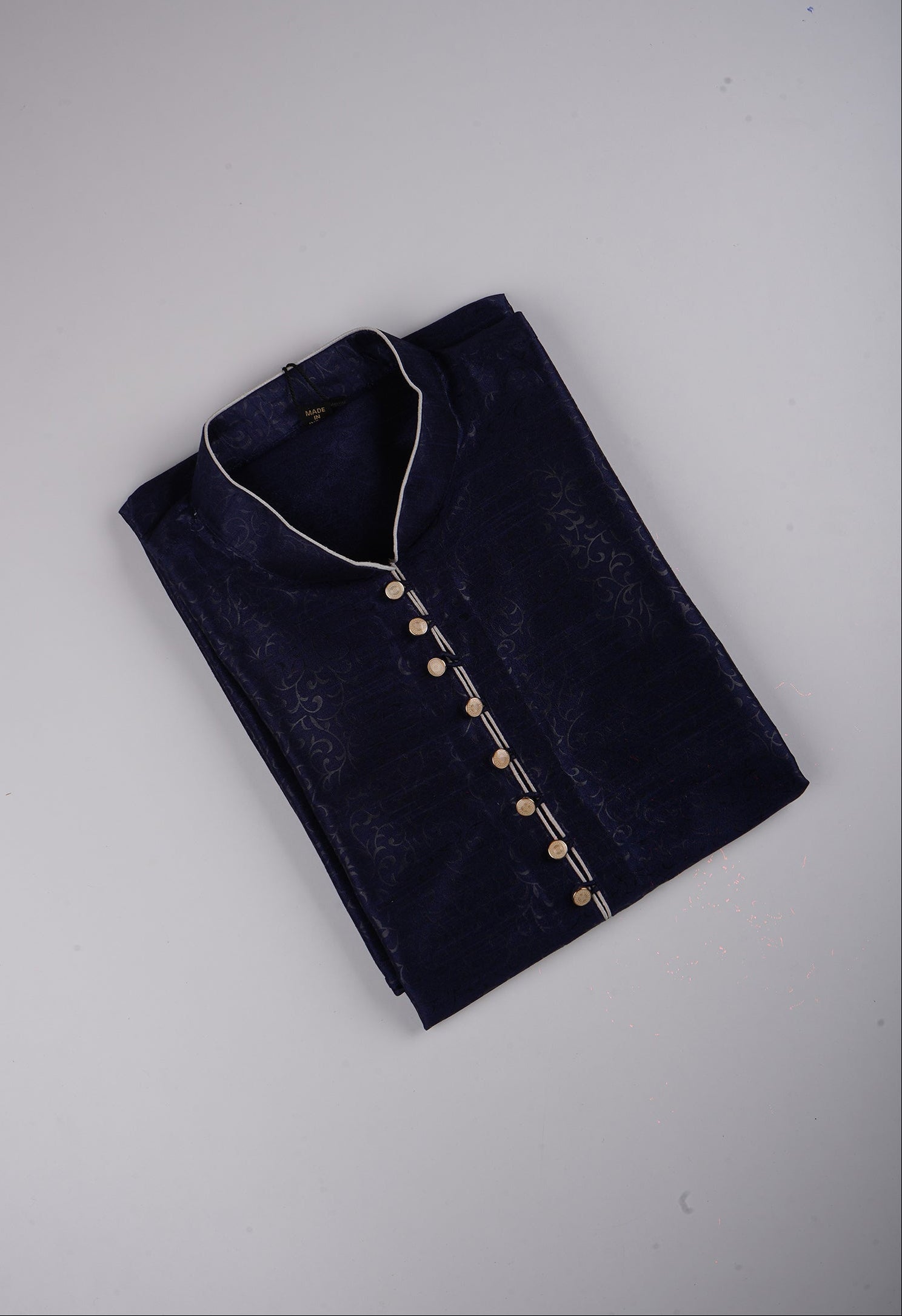 Jacquard Texture Men Kurta Pajama Set
