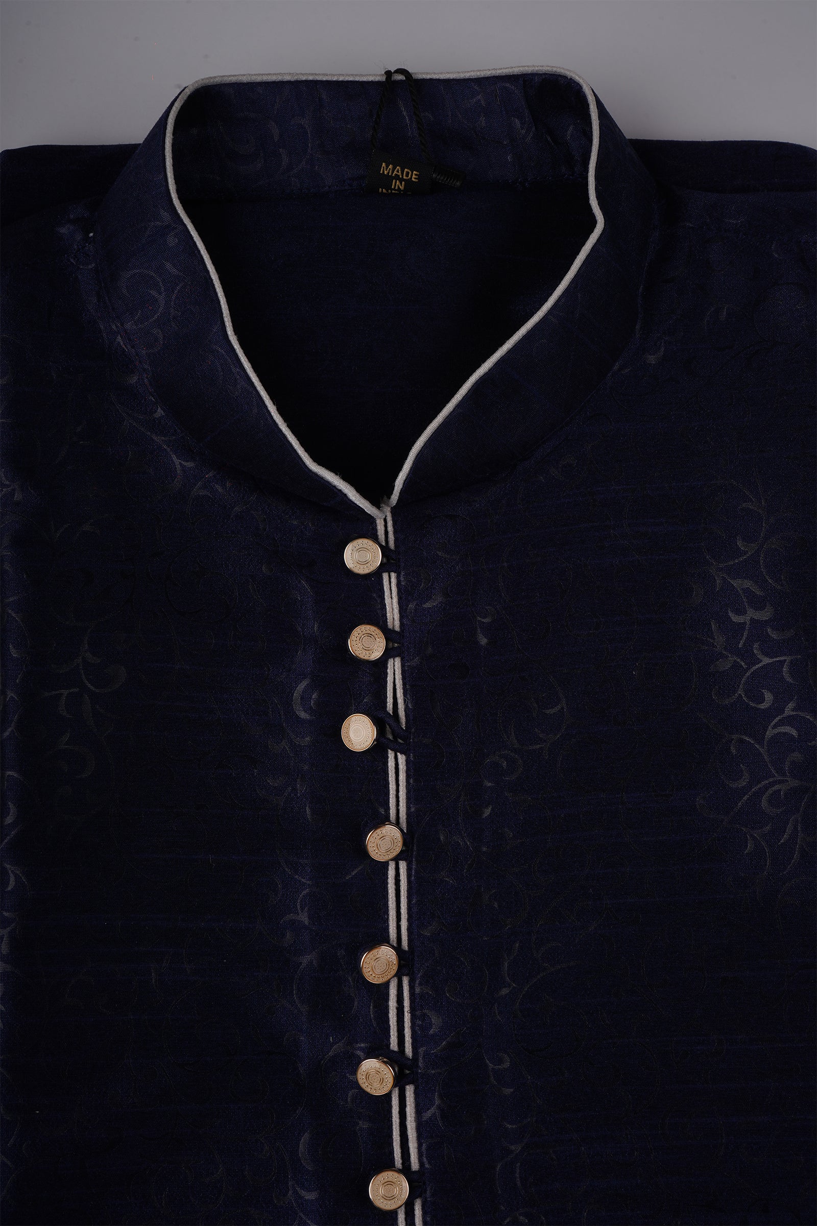 Jacquard Texture Men Kurta Pajama Set