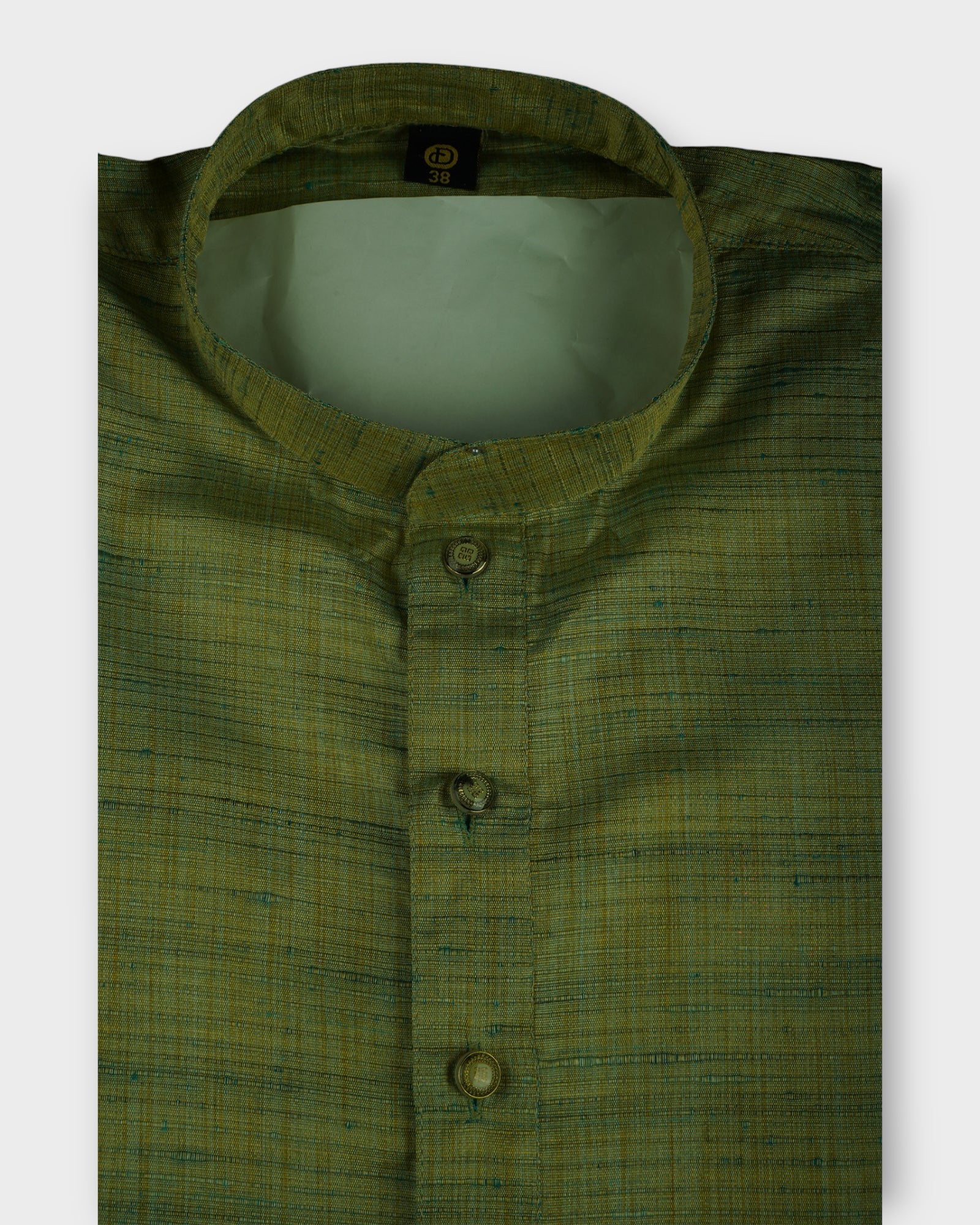 Khadi Cotton Blend Textured Kurta Pajama Set