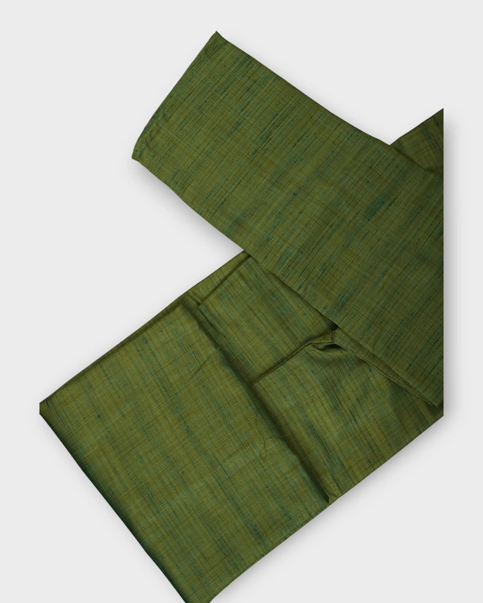 Khadi Cotton Blend Textured Kurta Pajama Set