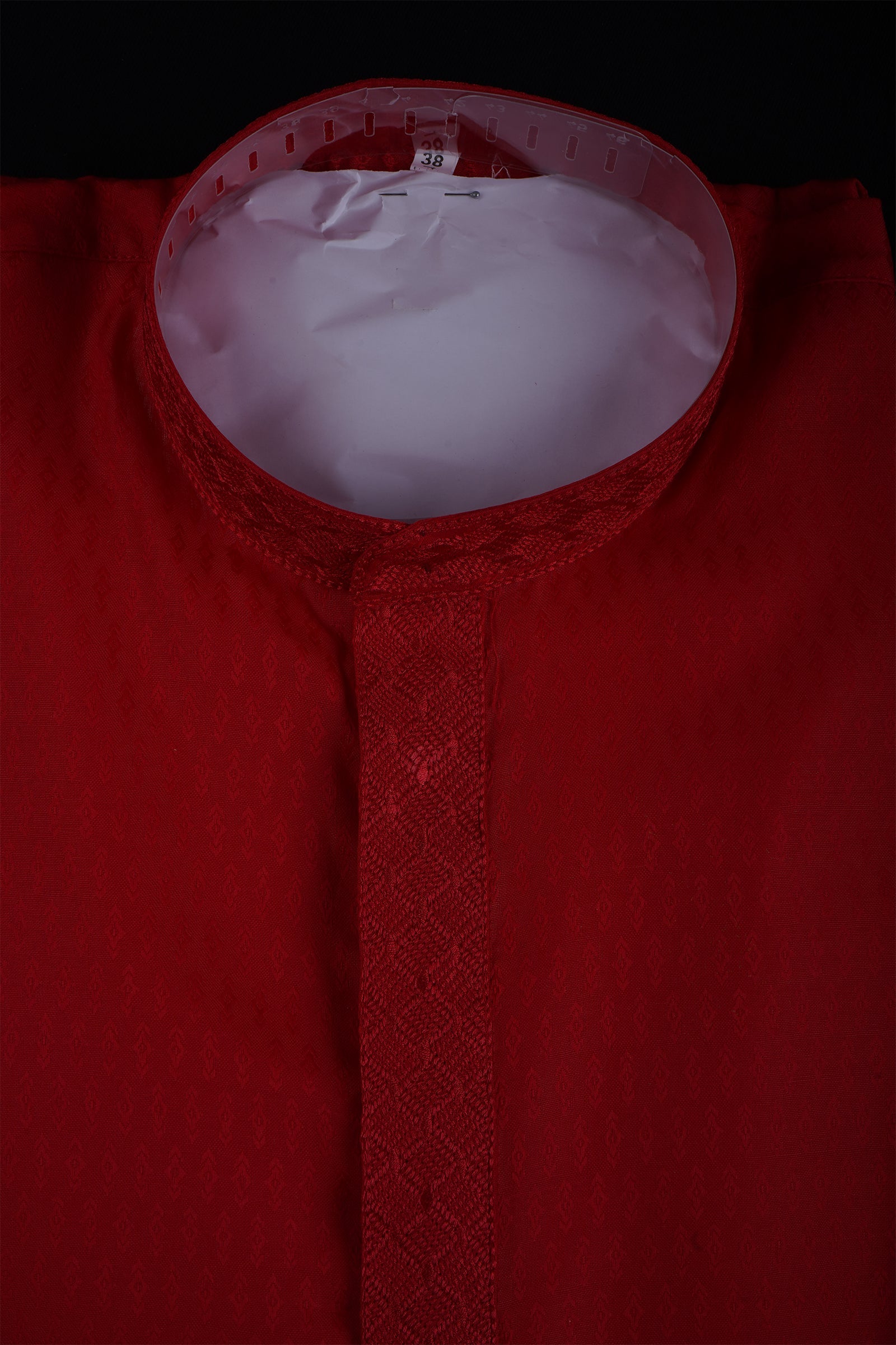 Textured Jacquard Cotton Kurta Pajama Set