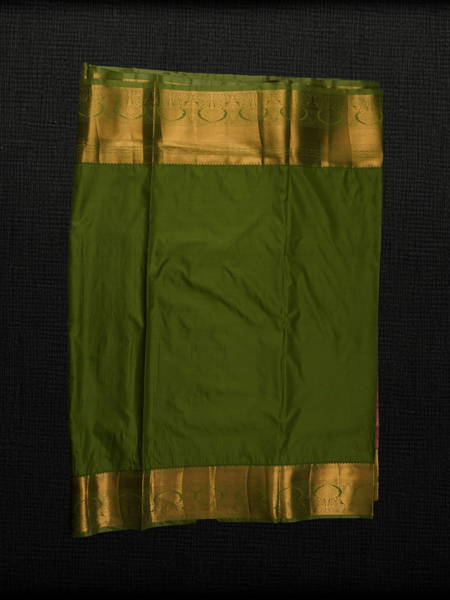 Pink Handloom Floral Printed Cotton Saree