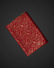Bright Red Dharmavaram Silk Zari Saree