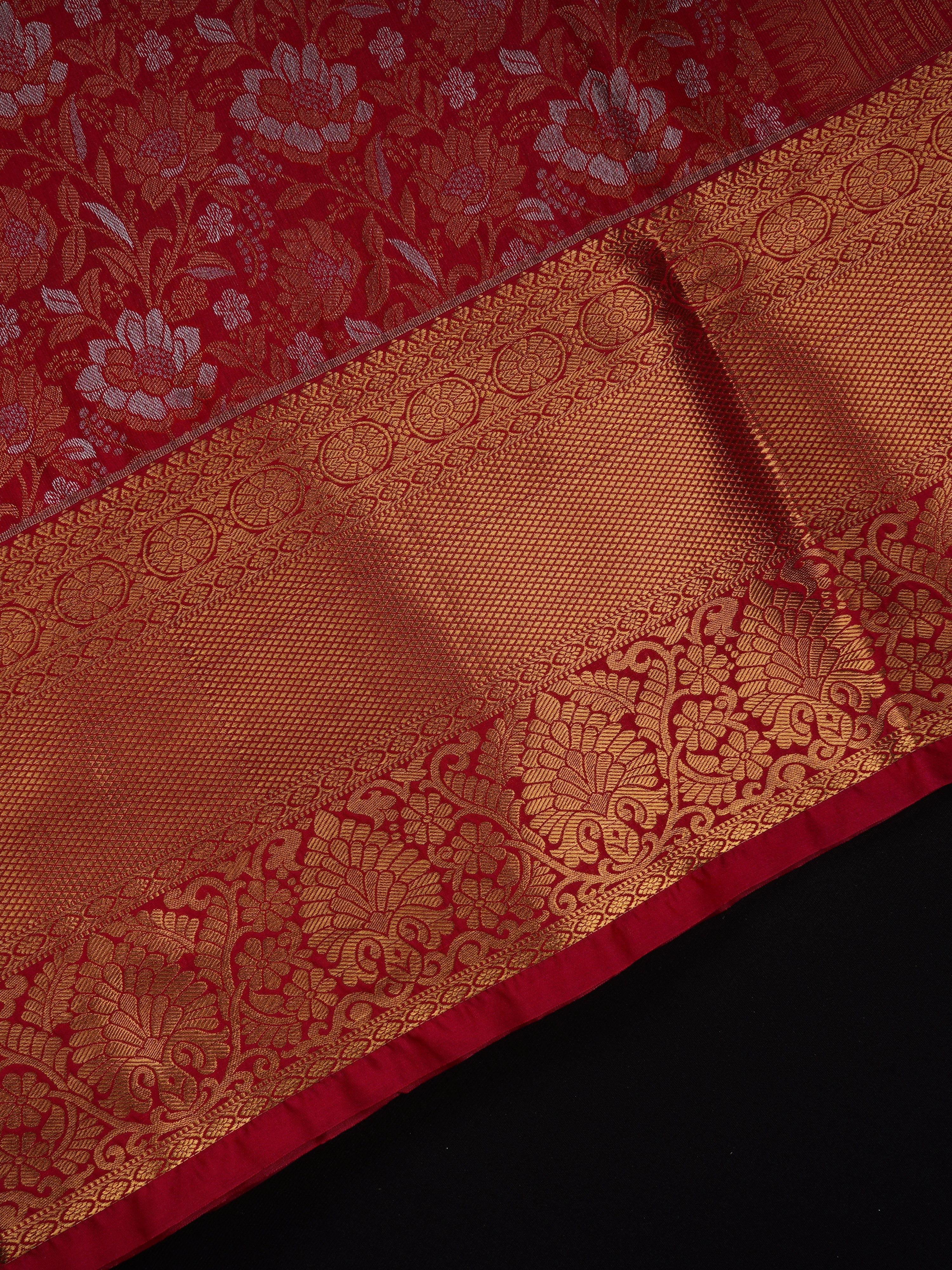 Red Dharmavaram Saree