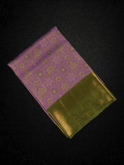 Light Lavender Handloom Dharmavaram Silk Saree