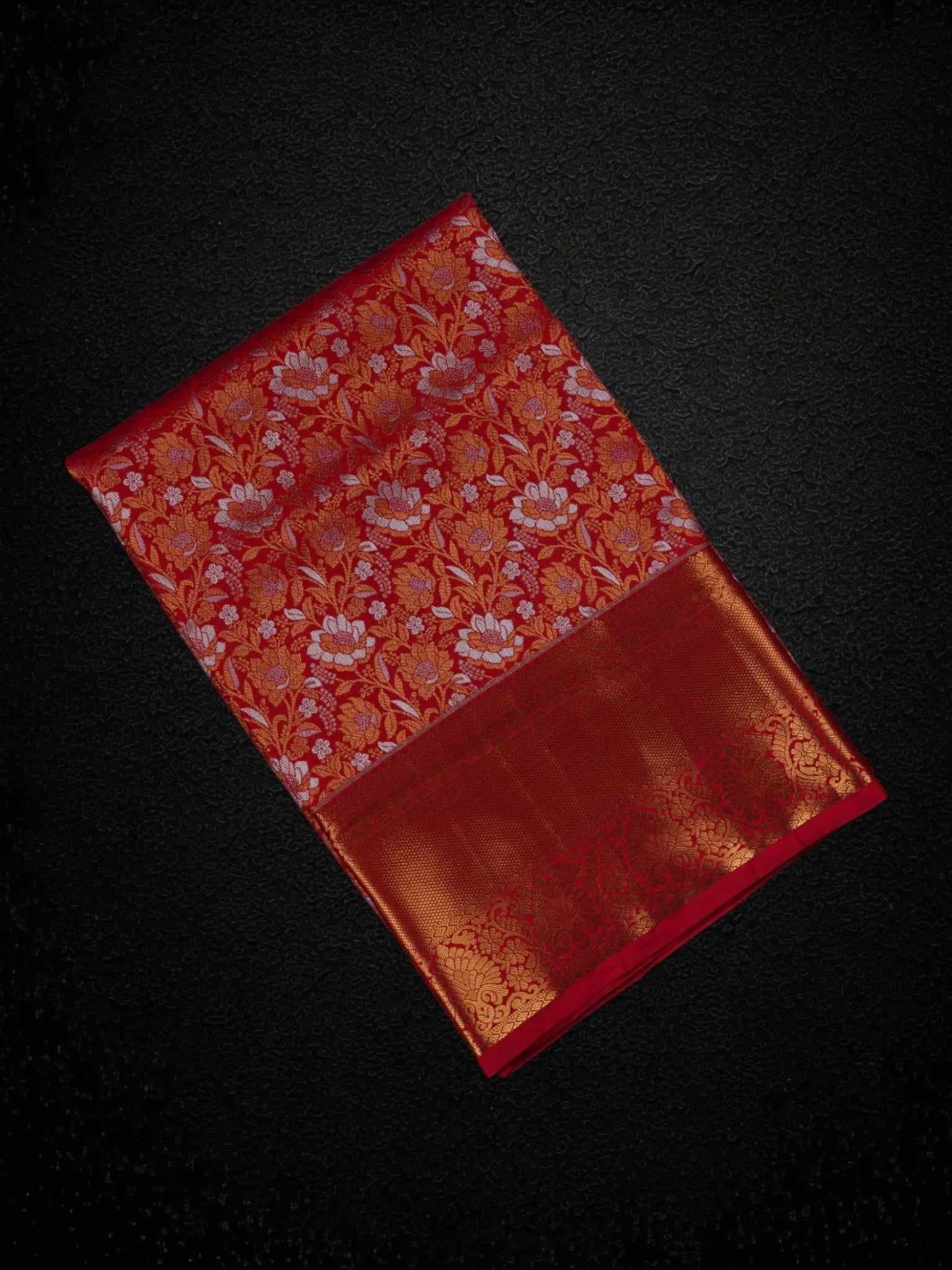 Red Dharmavaram Saree