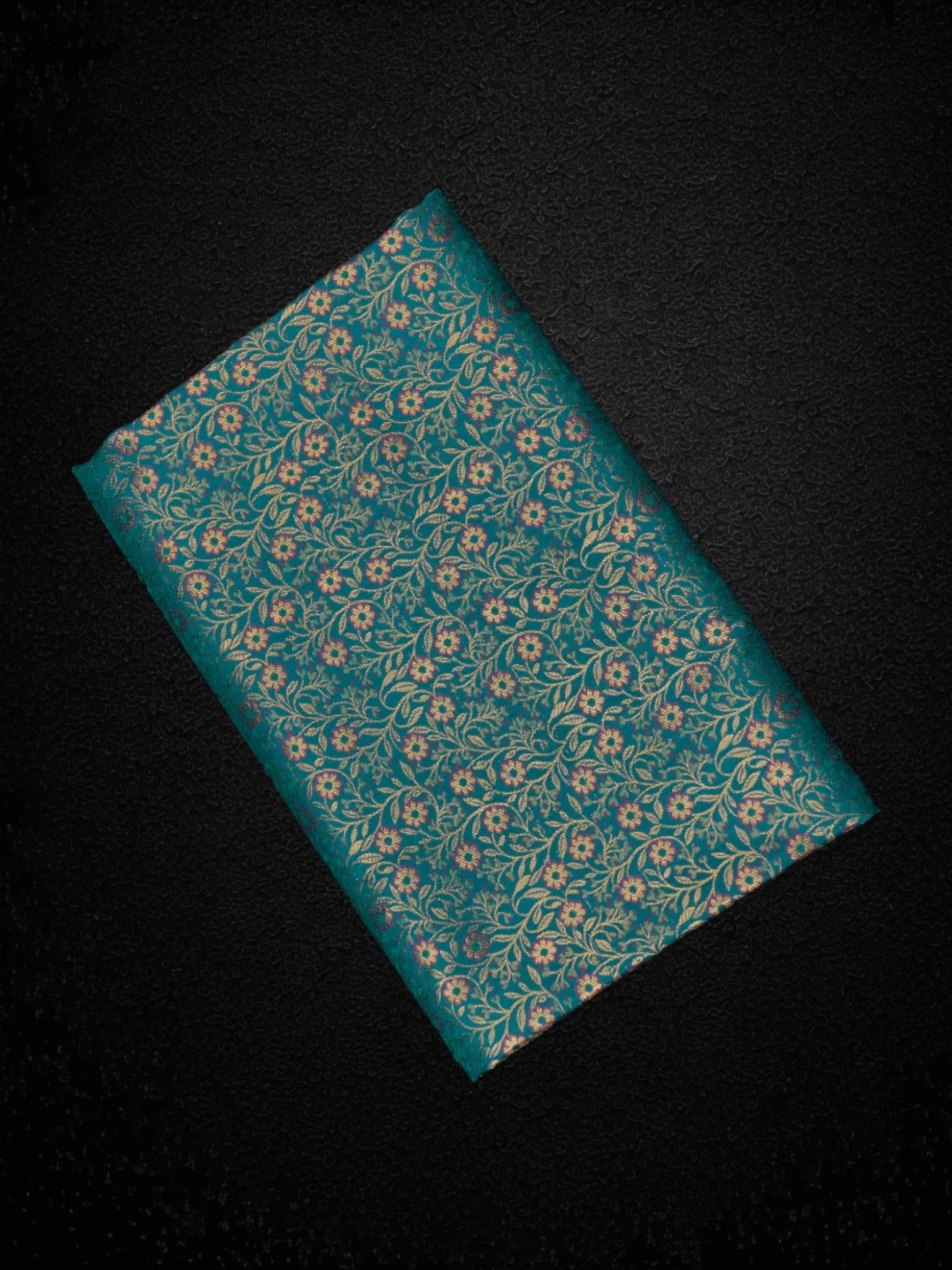 Green Dharmavaram Silk Zari Floral Saree