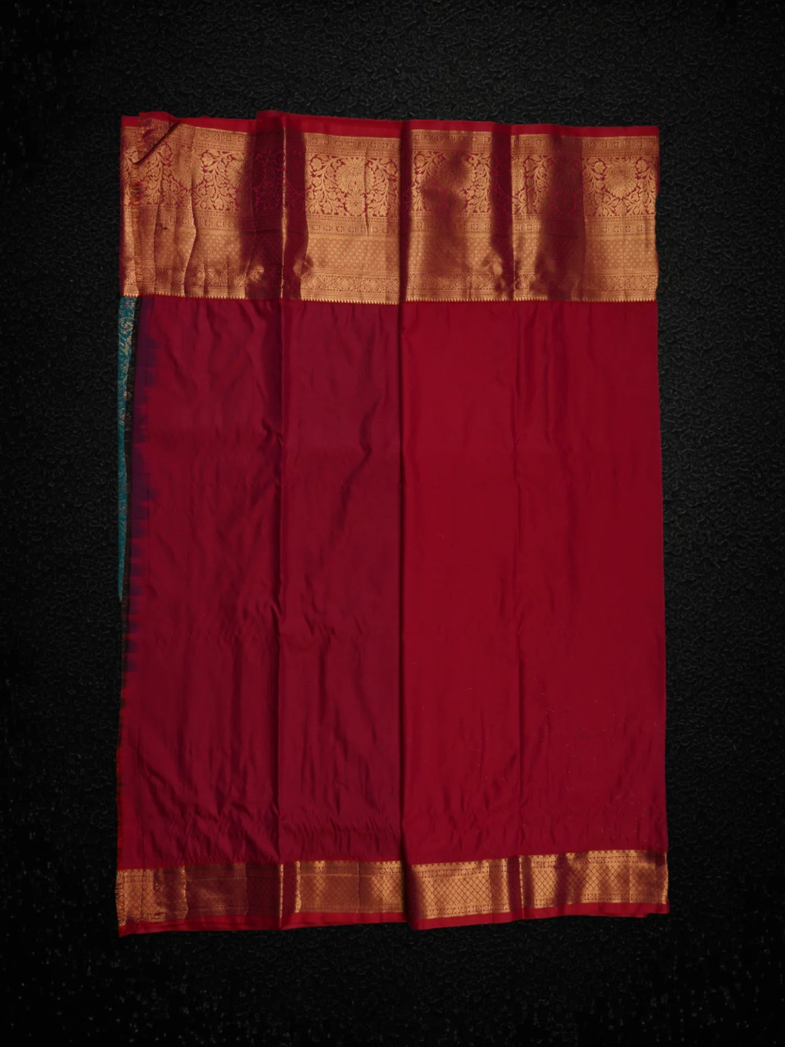 Green Dharmavaram Silk Zari Floral Saree