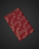 Maroon Silk Dharmavaram Zari Saree