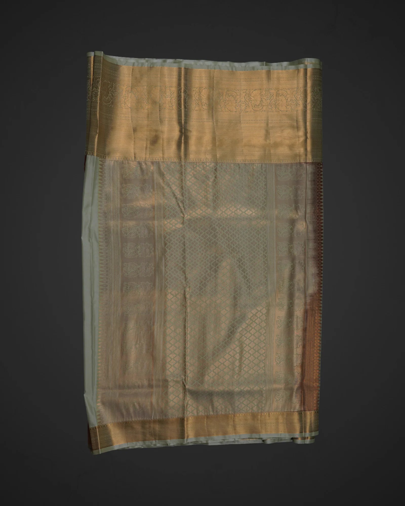 Maroon Silk Dharmavaram Zari Saree