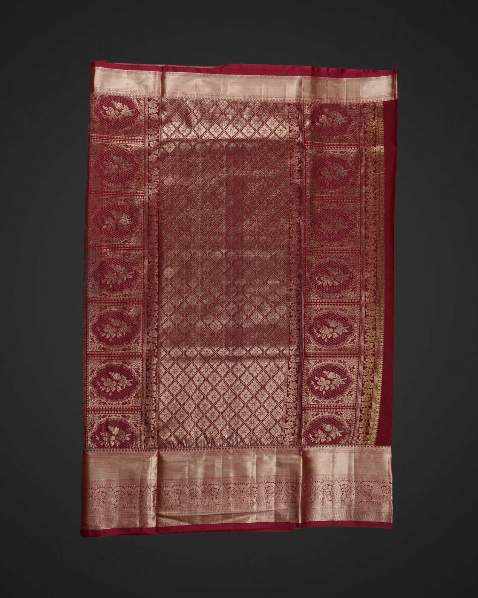 Sky Blue Dharmavaram Silk Saree