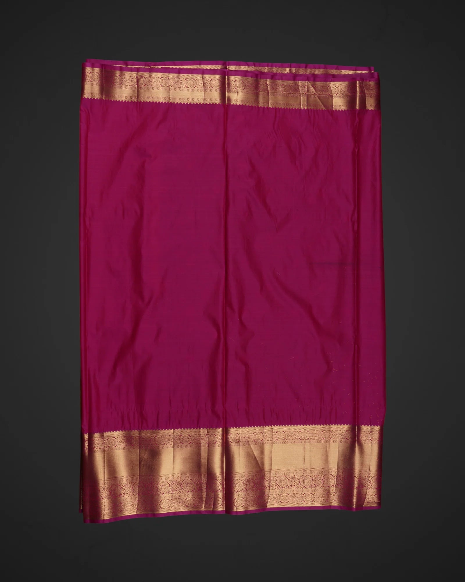 Dharmavaram Orange Silk Zari Saree