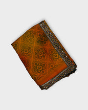 Yellow Bandhani Cotton Saree