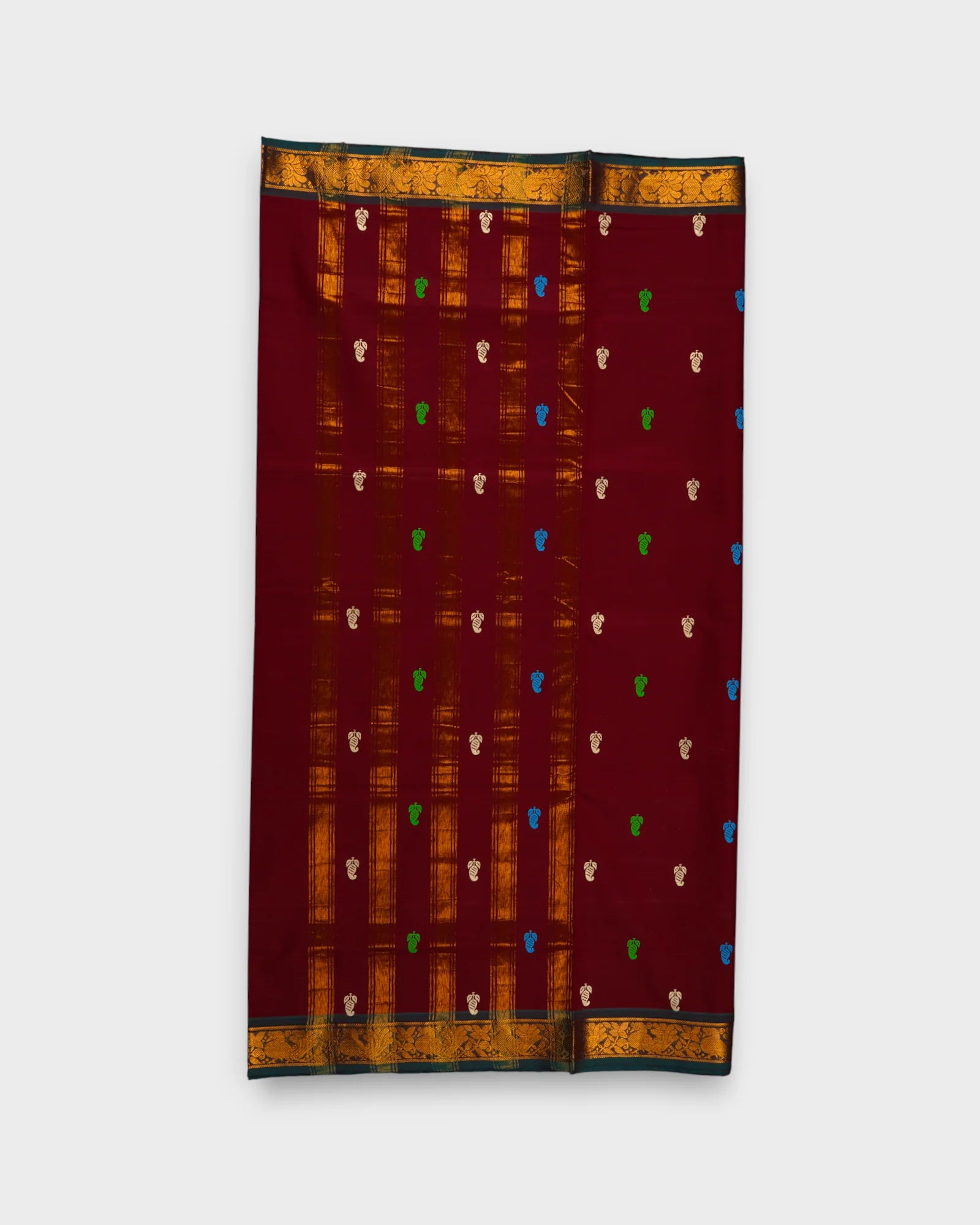 Venkatgiri Cotton Foil Print Saree